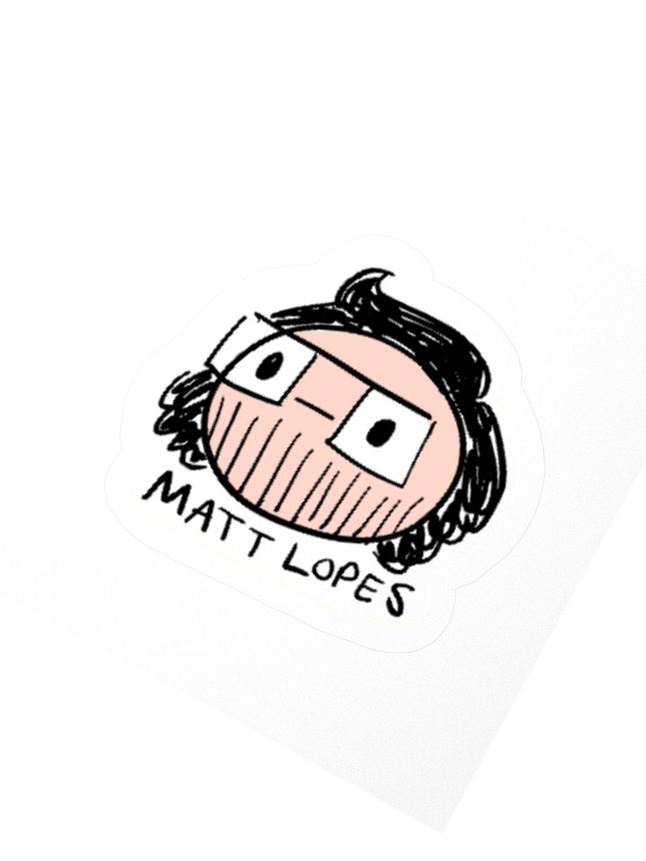 Matt Lopes Head Sticker product image (3)