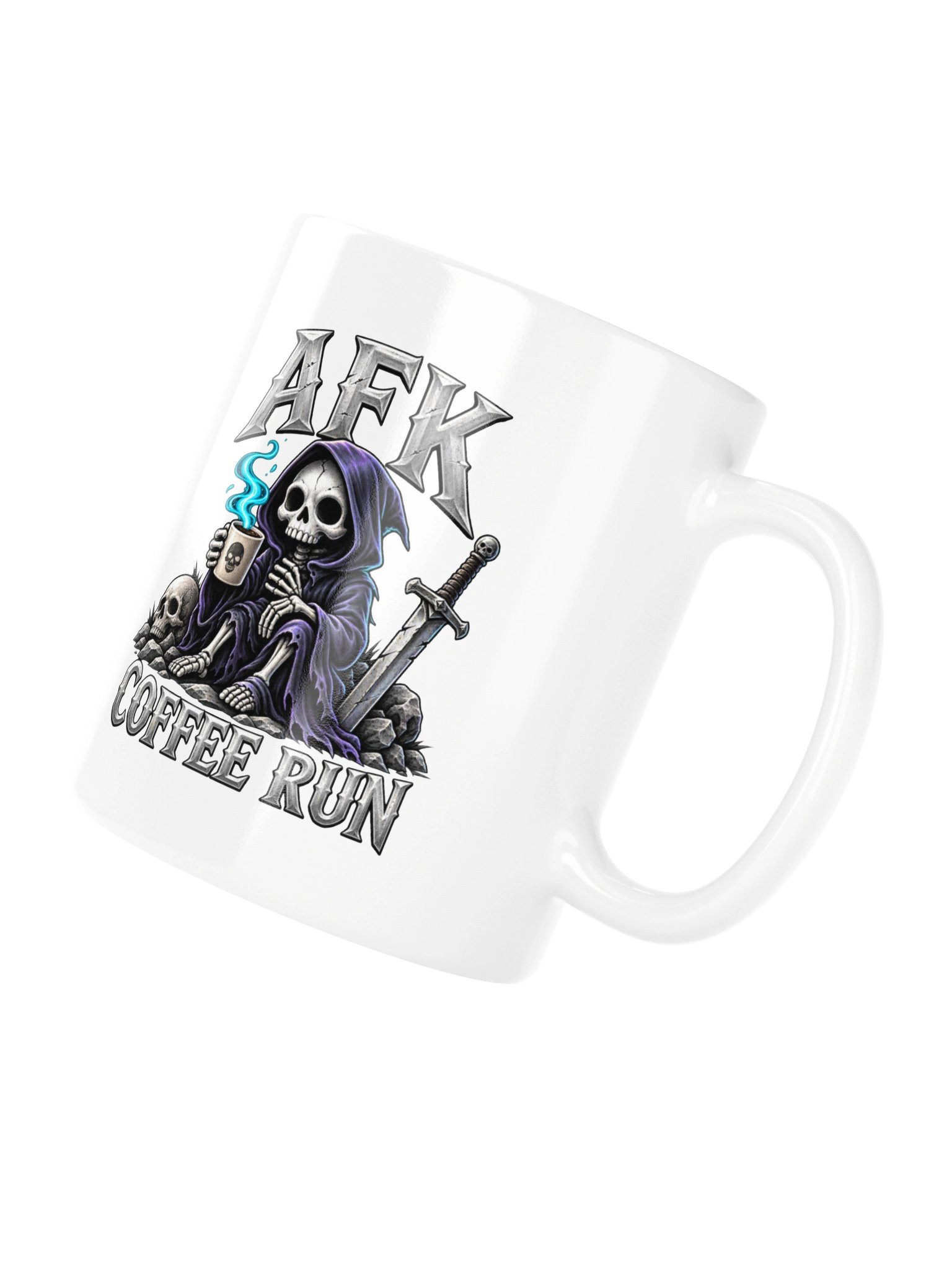 AFK Coffee Run Mug (White) product image (4)