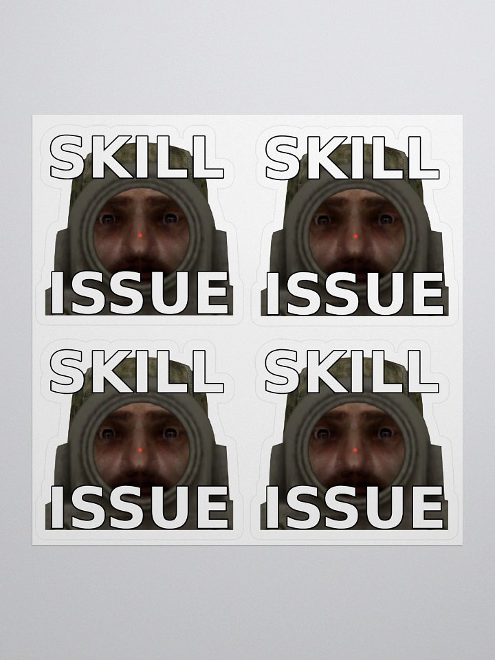 Skill Issue Sticker Sheet product image (1)