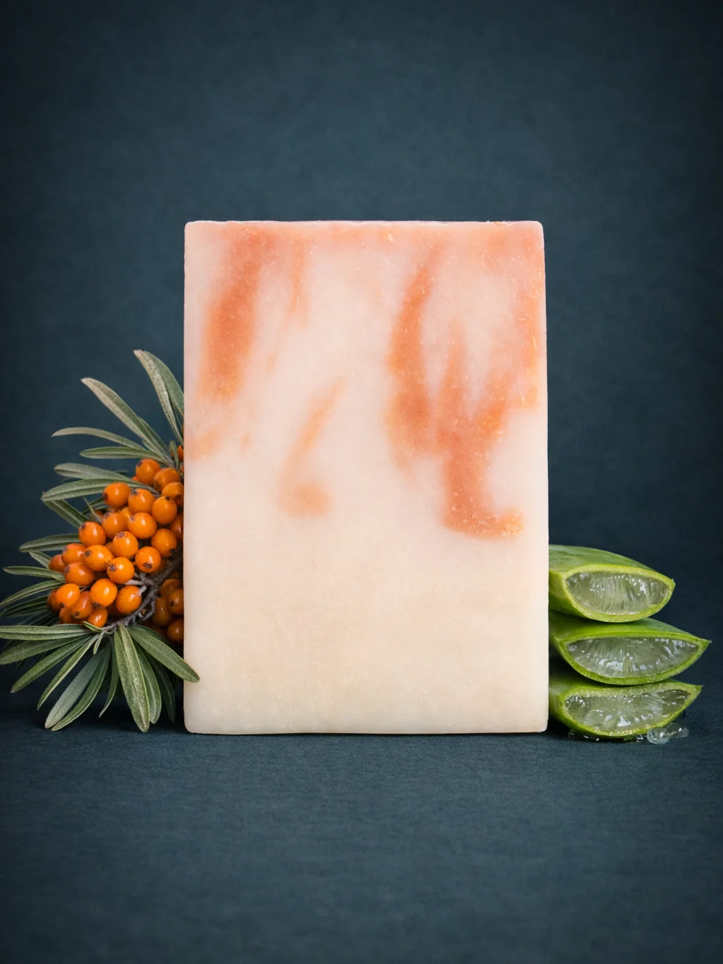 Handmade Sea Buckthorn and Aloe Soap product image (1)