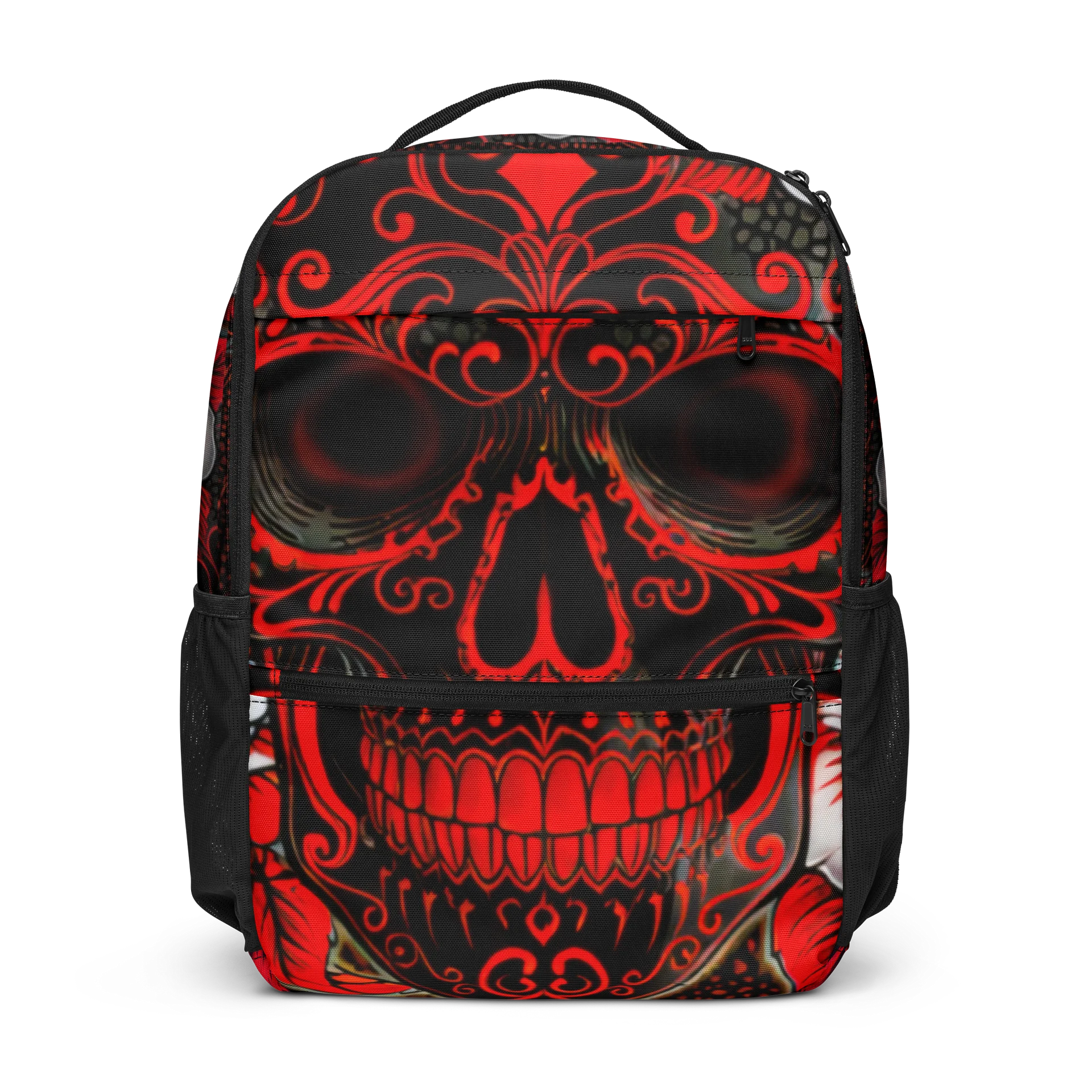 Crimson Calavera Backpack product image (1)