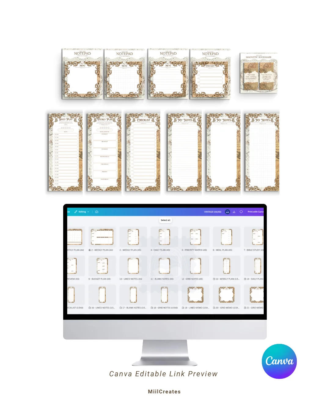 Vintage Stationery Template product image (3)