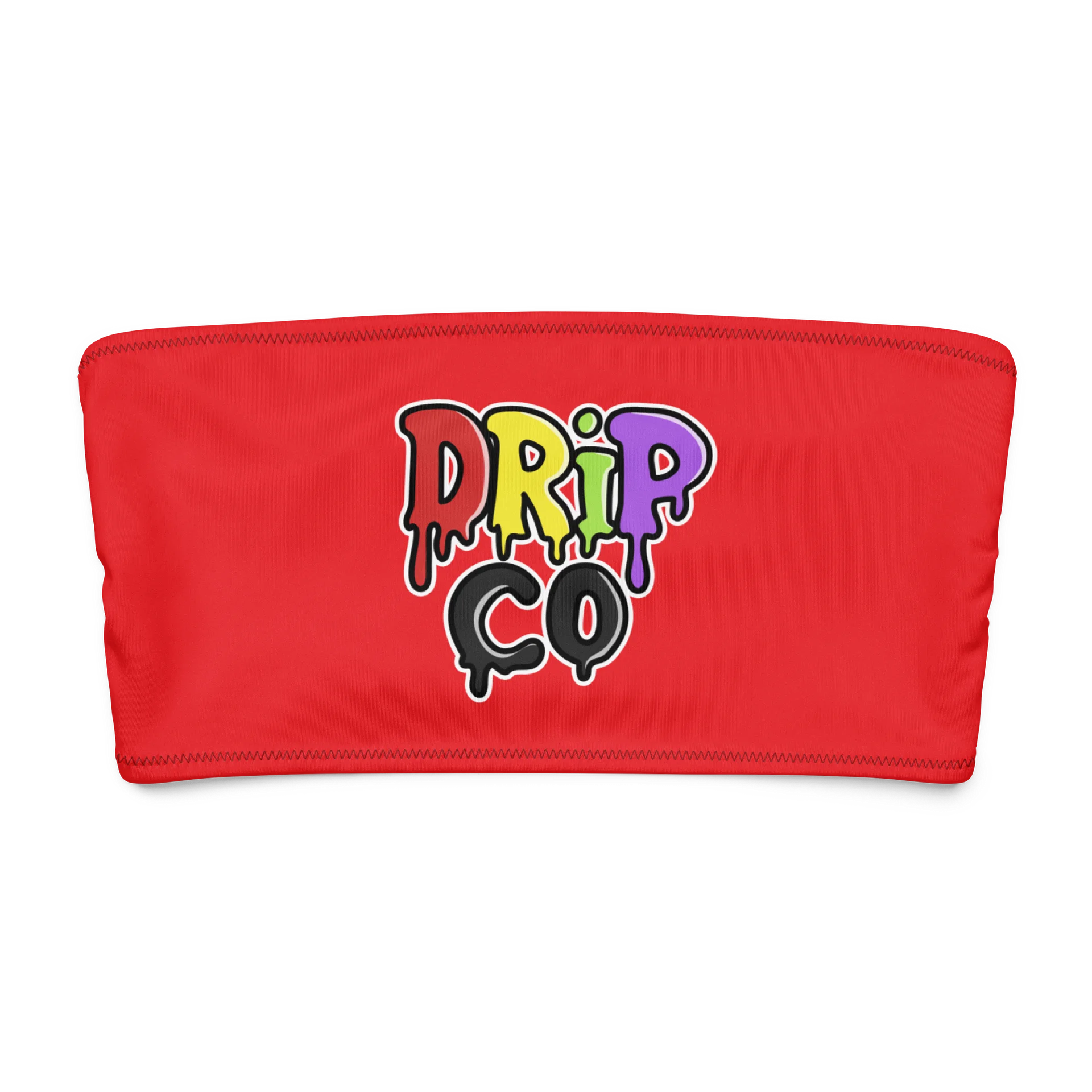 DRIP CO Graffiti Bandeau Bikini Top product image (7)