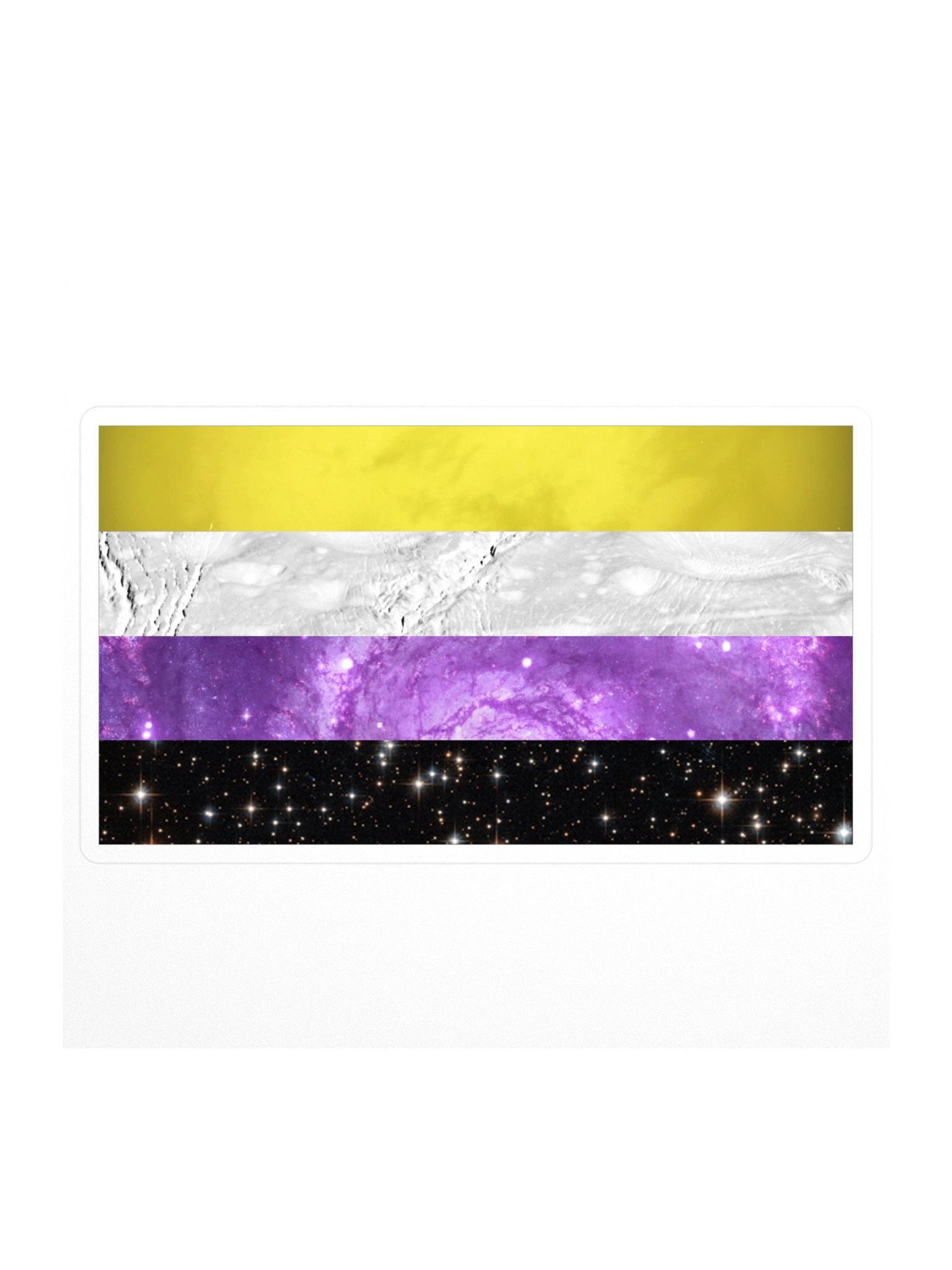 Non-Binary Space Pride Sticker product image (1)