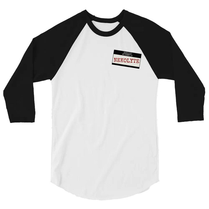 Nekolyte Nametag Raglan Shirt product image (2)