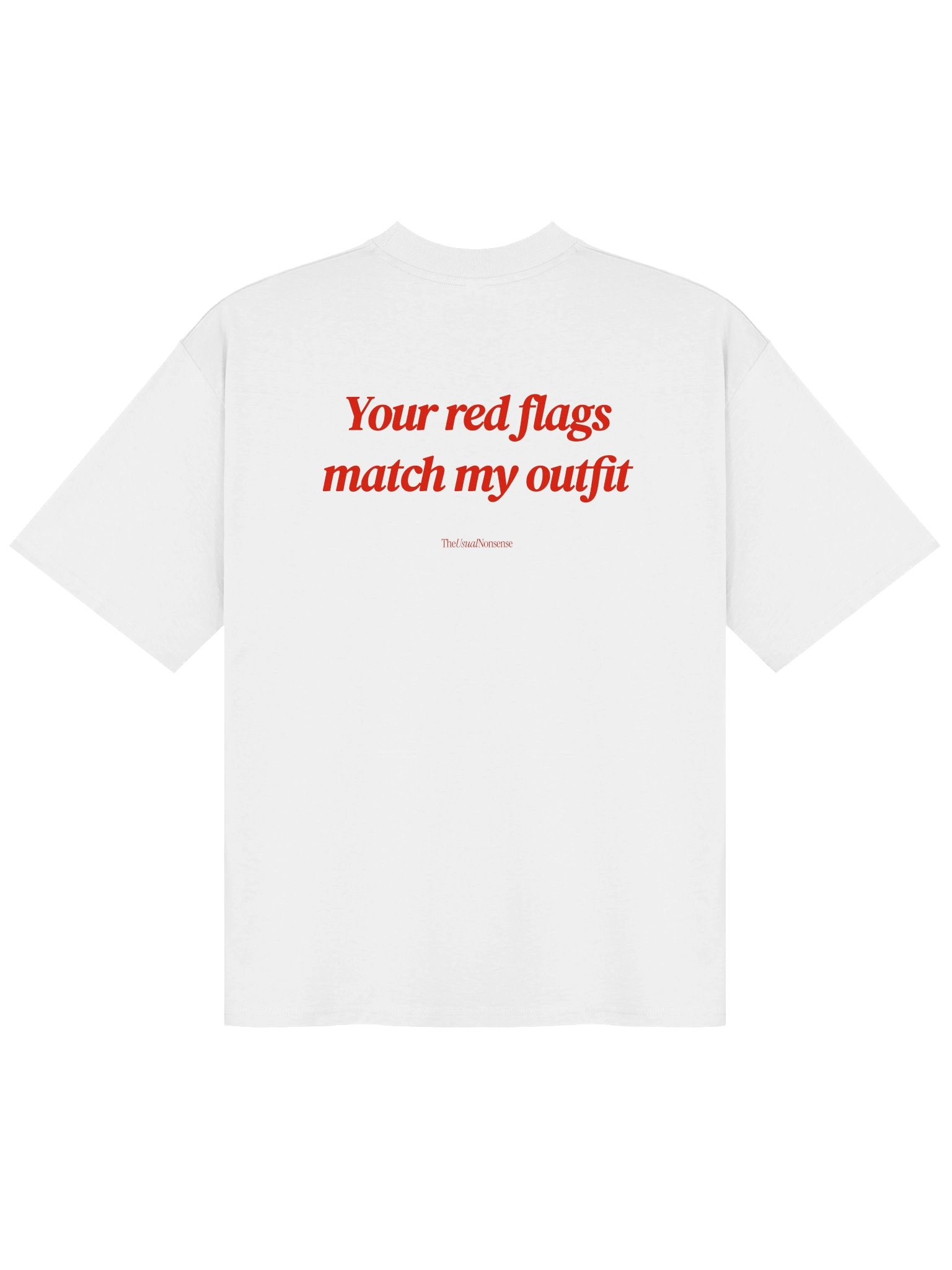 Your red flags match my outfit product image (2)