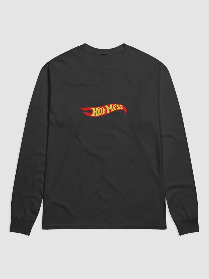 Flaming Hot Mess Champion Long Sleeve Shirt product image (2)