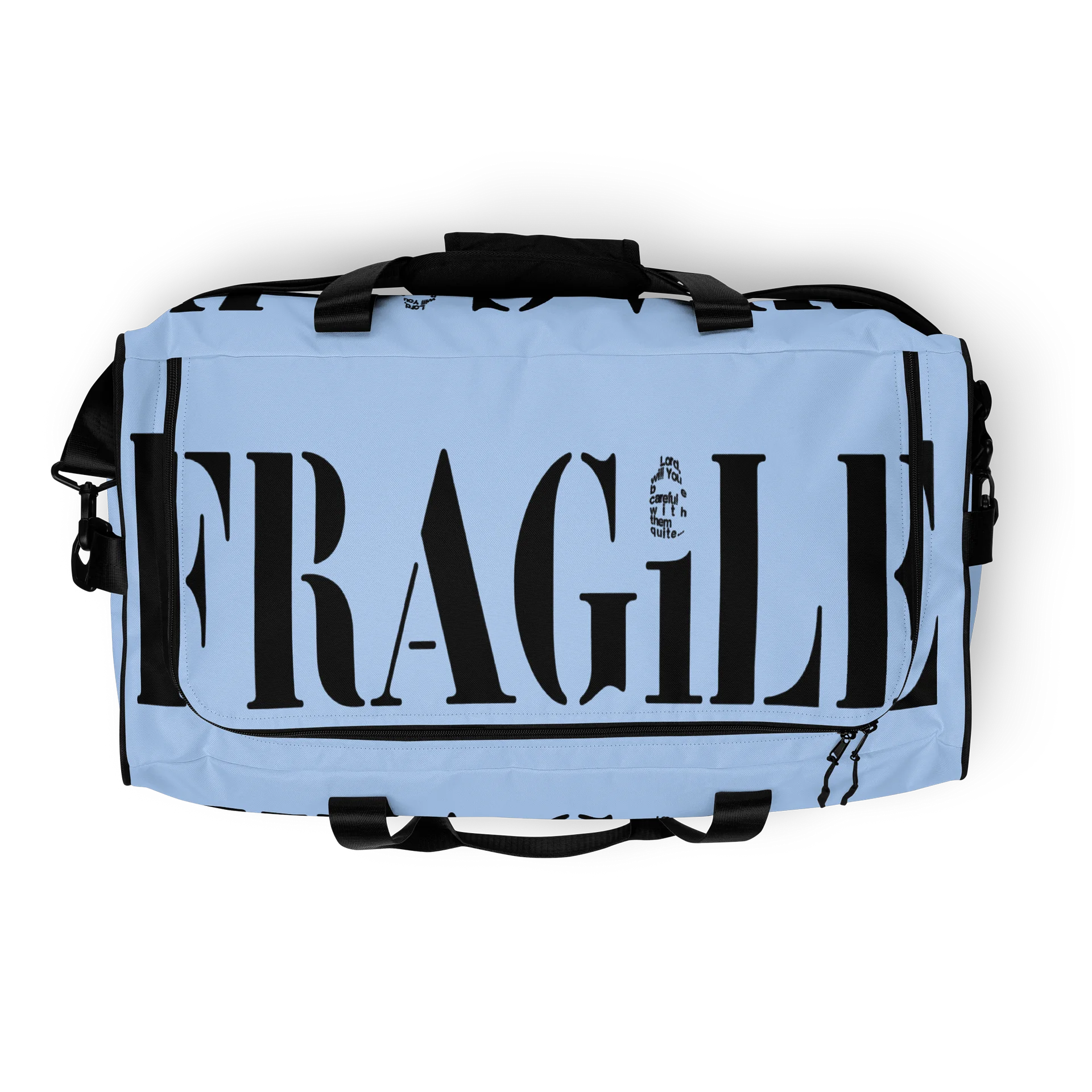 FRAGiLE Ice Blue Duffel Bag product image (8)
