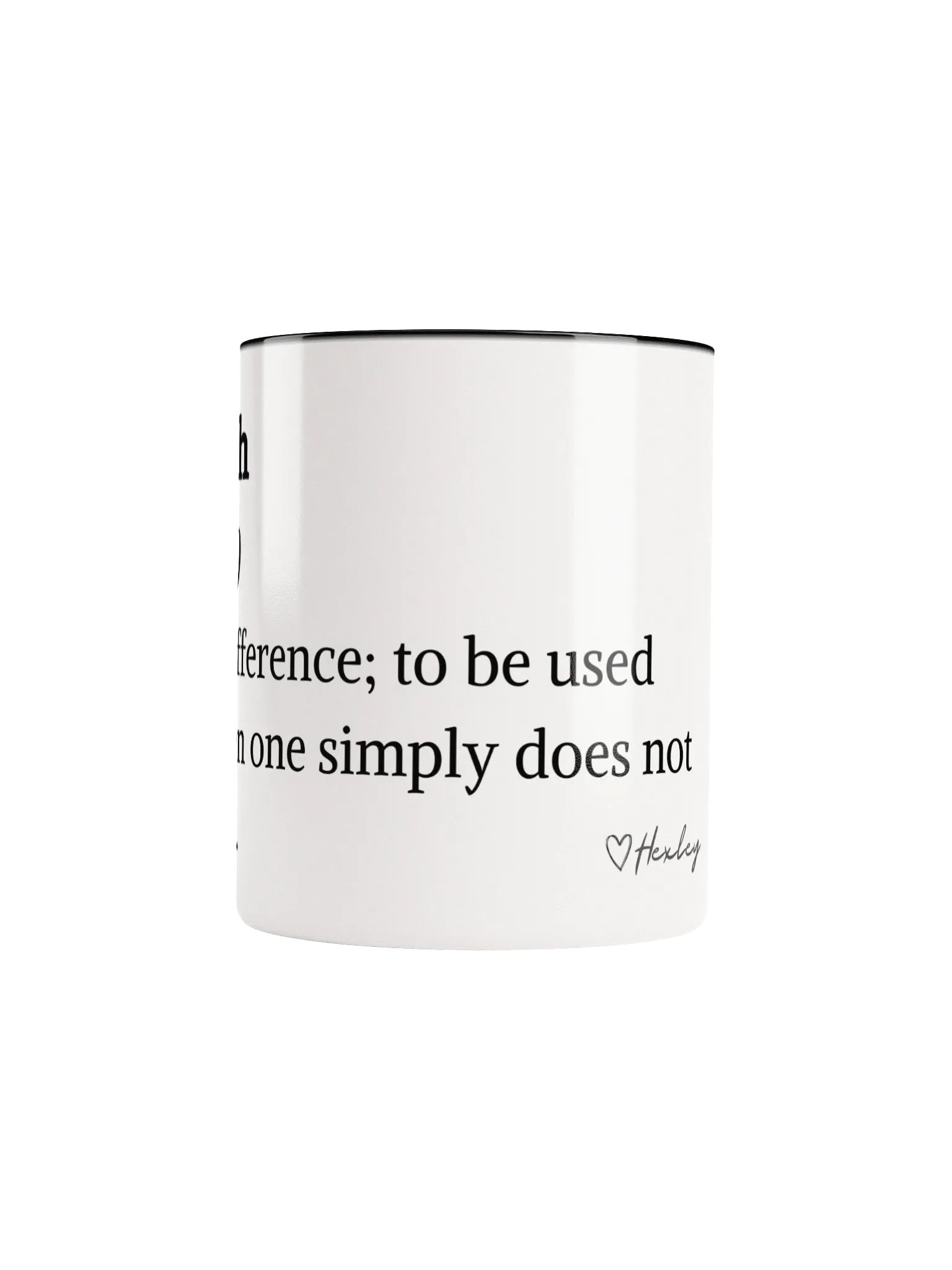 'Meh' Ceramic Mug product image (5)