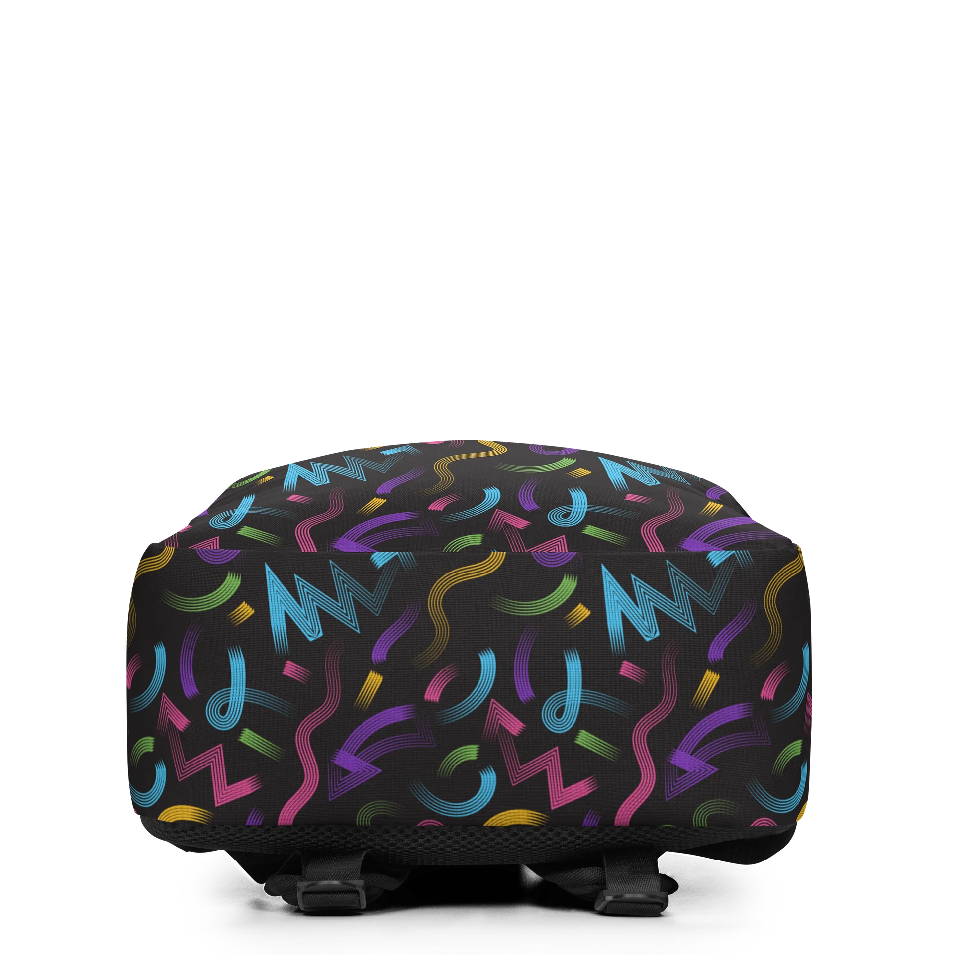 Minimalist Backpack with Bold and Colorful Vibrant Design product image (4)
