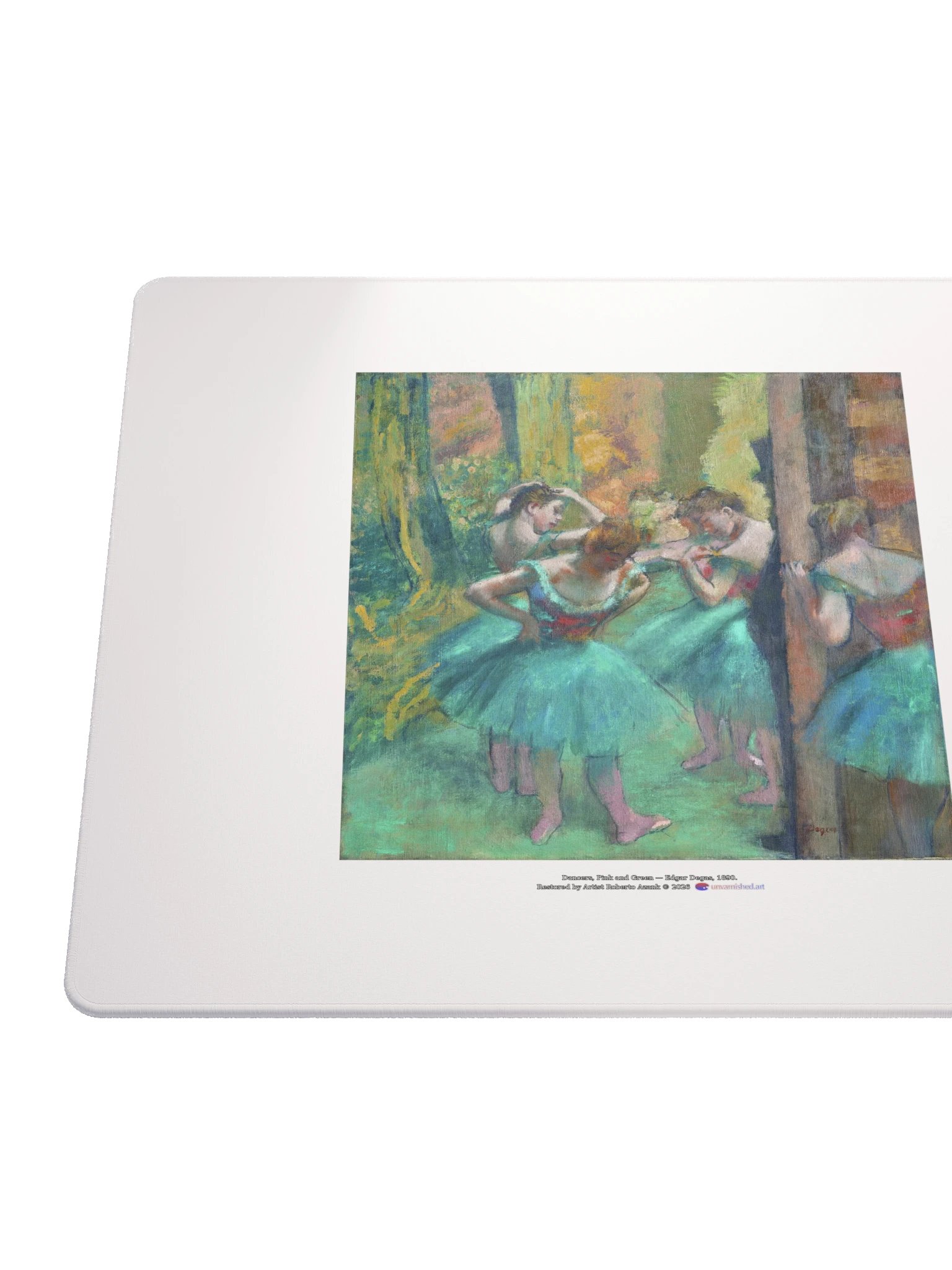 Dancers, Pink and Green — Mouse Pad product image (6)