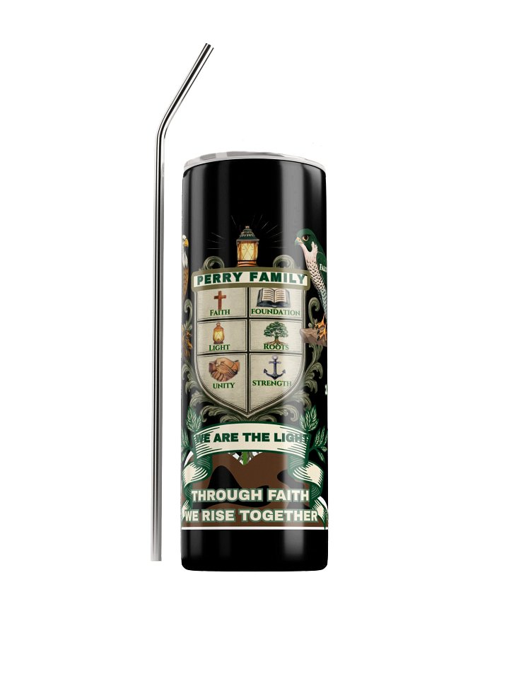 Perry Family Reunion 2026 Crest Tumbler – Legacy Edition product image (1)