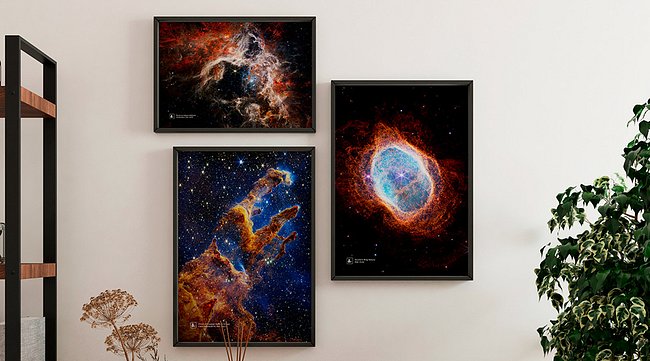 JWST James Webb Space Telescope posters