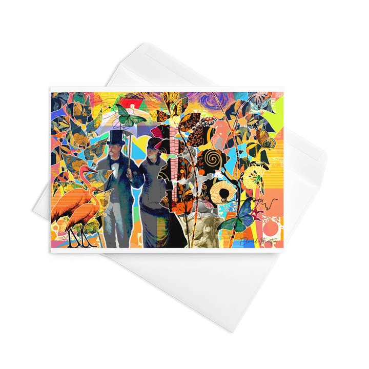 Surreal Umbrella Fantasy Greeting Card product image (1)