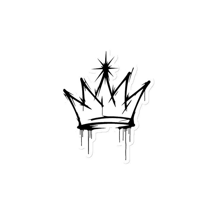 ONE KING Urban Crown Logo Die-Cut Magnet product image (2)