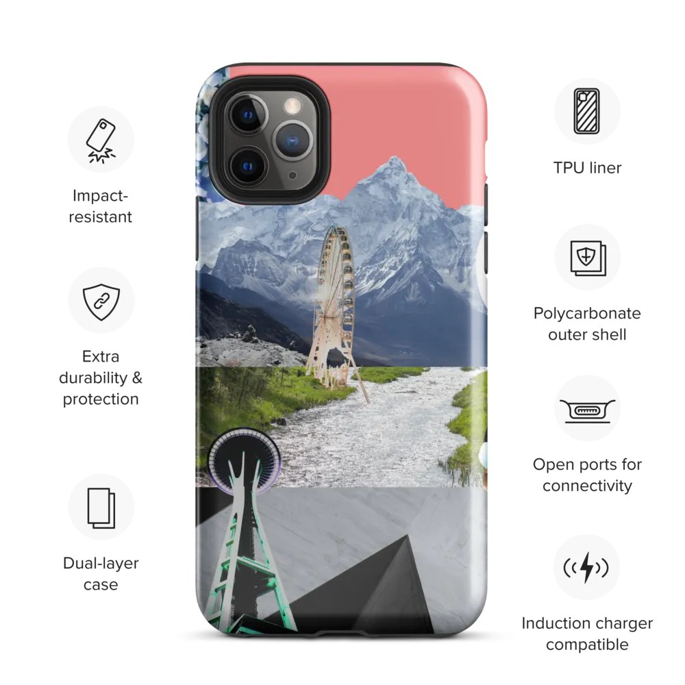 pnw/seattle themed collage iphone case product image (35)