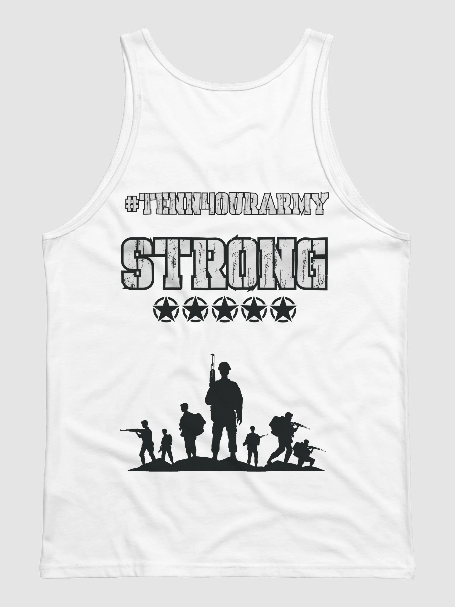 #TeNN4OURARMY Tank - Black & White product image (3)