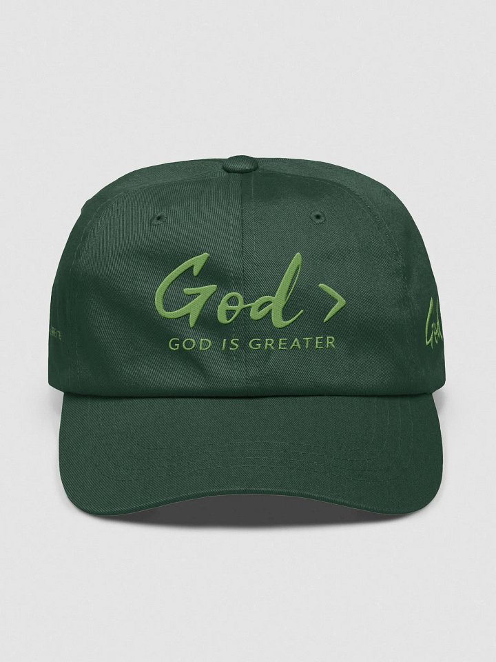 God > GREEN DAD HAT product image (1)