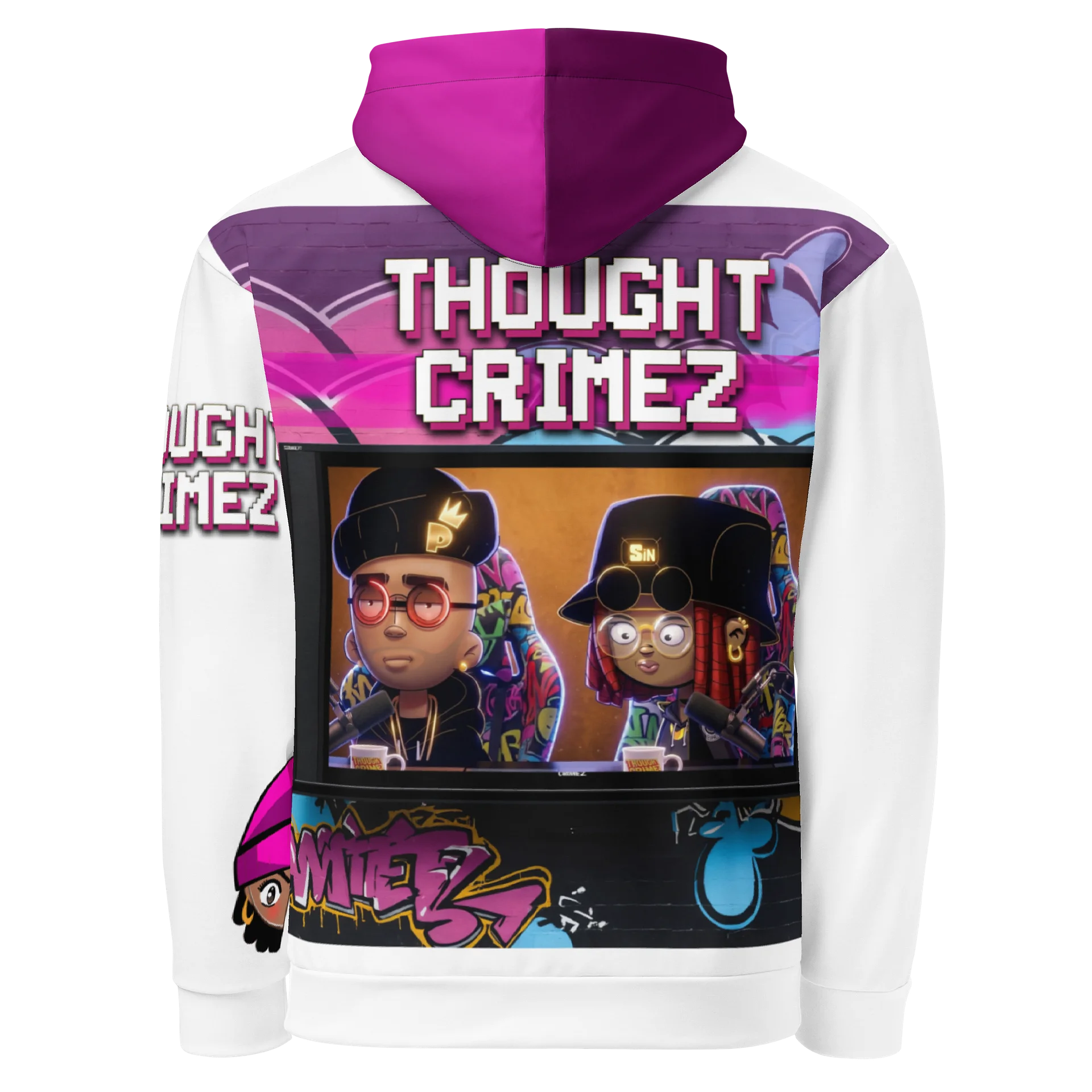 Graffiti Crimez Podcast Street-Art Hoodie product image (2)