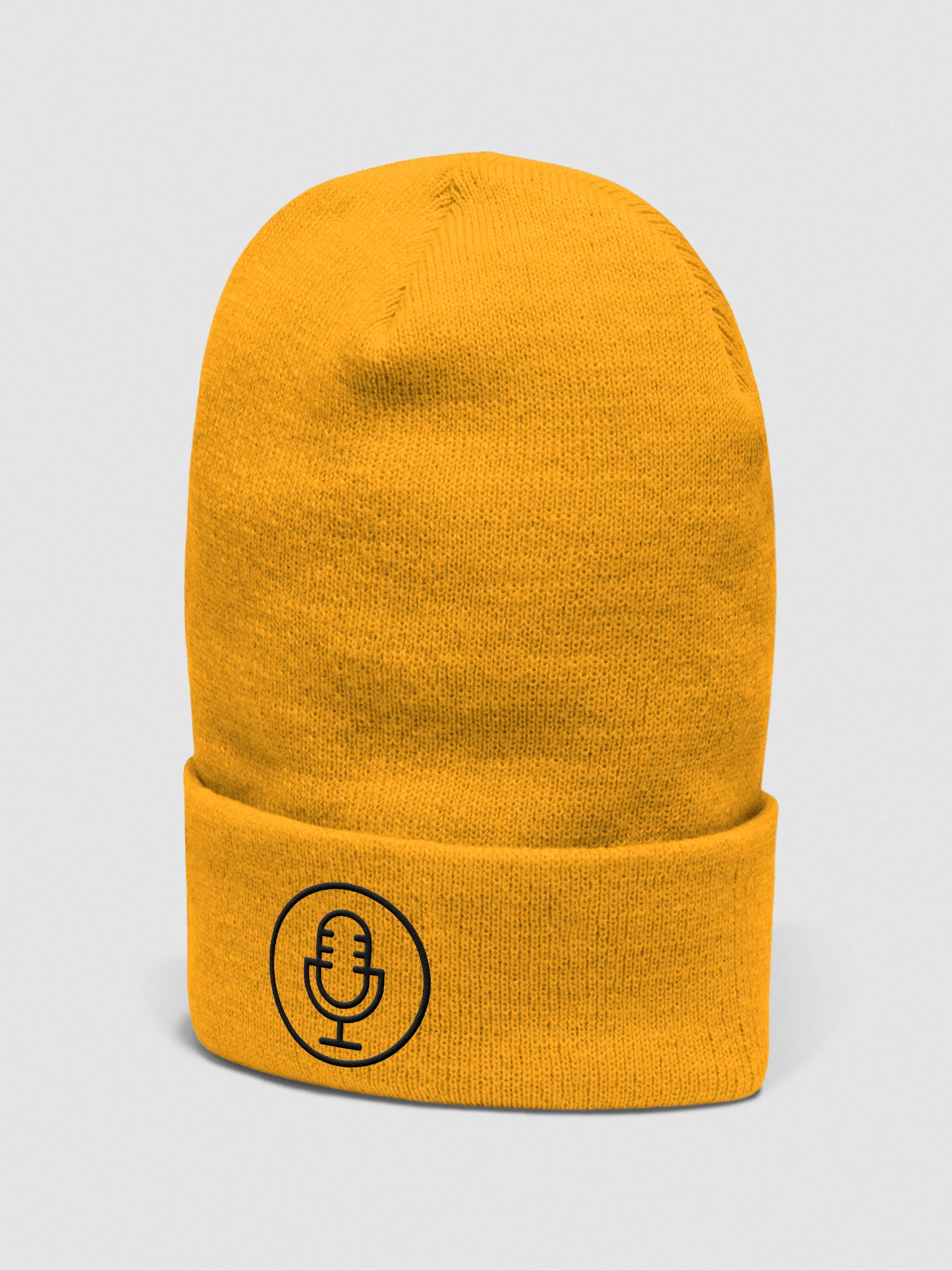 MicMark Cuffed Beanie — Black Logo product image (3)