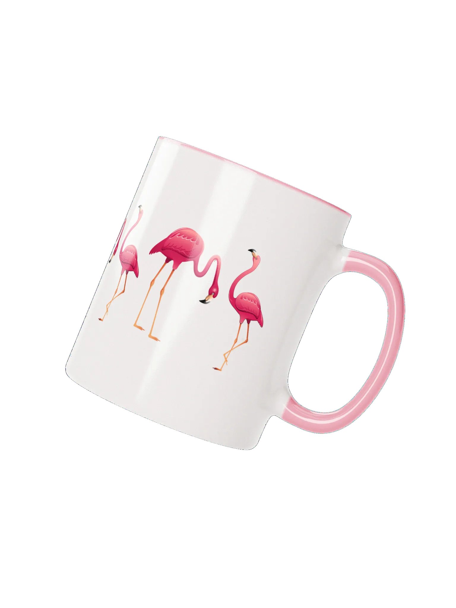 Pixelated Flamingo Parade Mug product image (4)