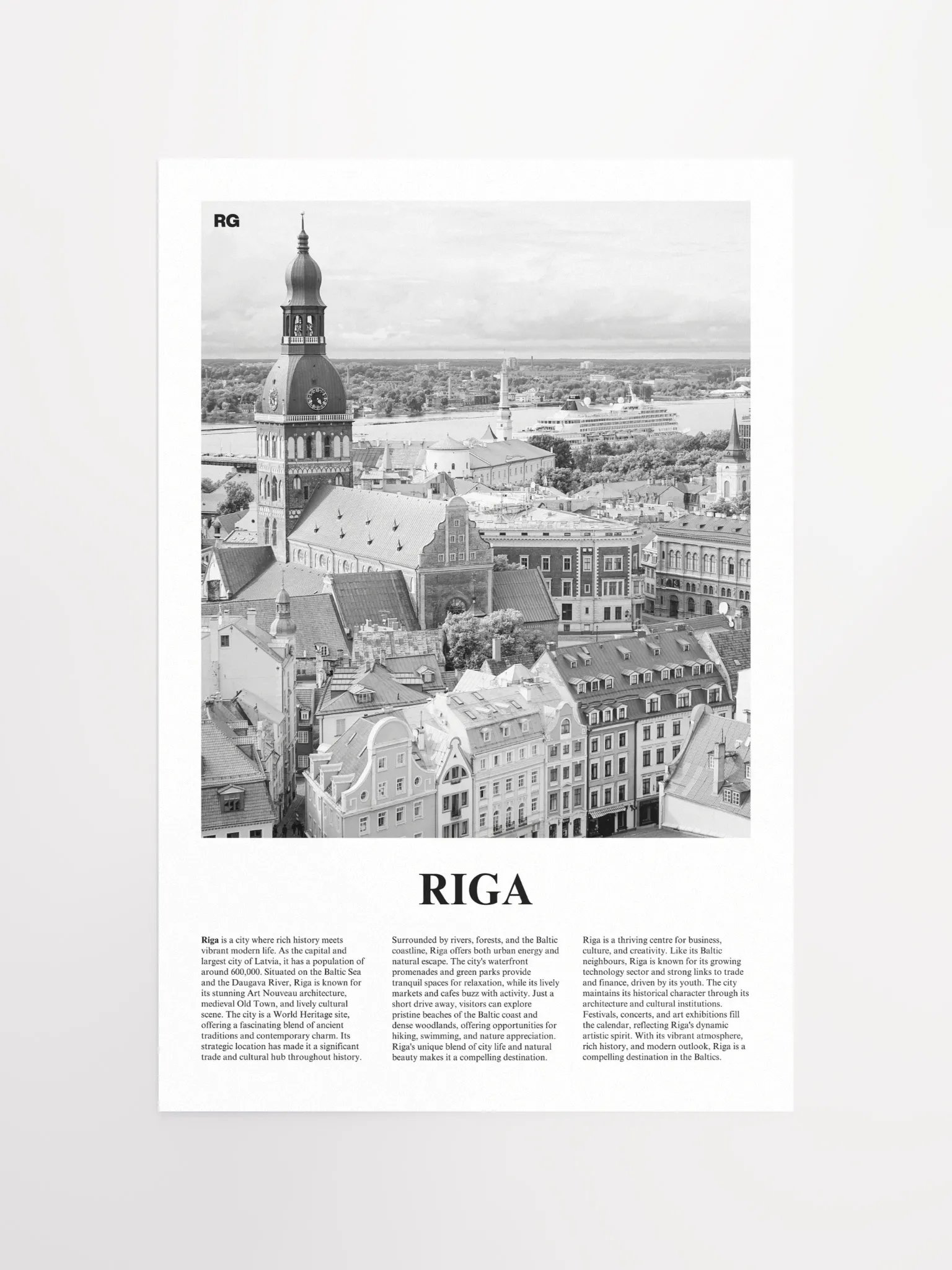 Riga 01 Newspaper Poster product image (13)
