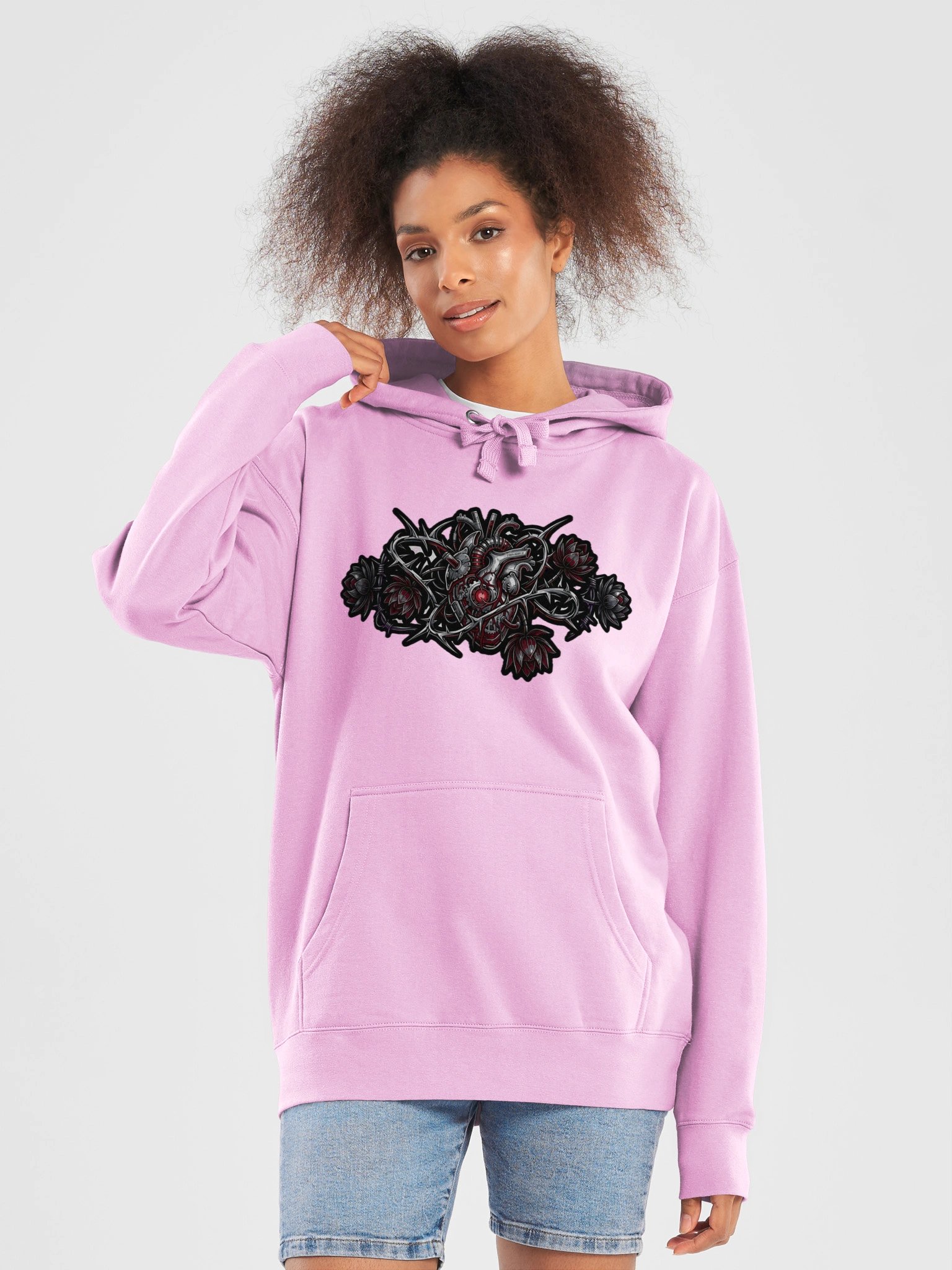 Cyber Heart Graphic Hoodie product image (5)