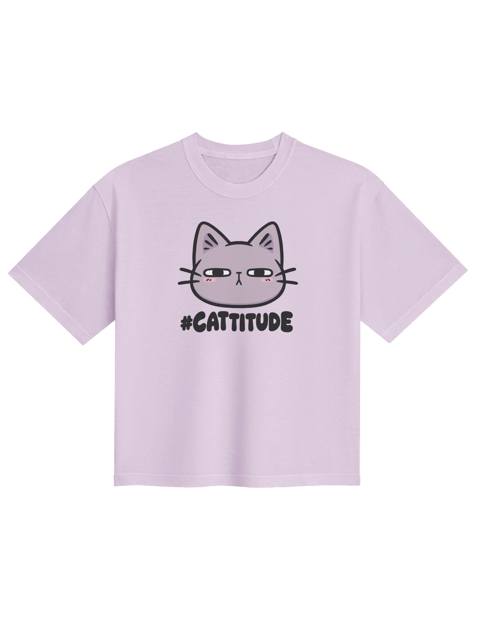 Cattitude Boxy Tee product image (1)