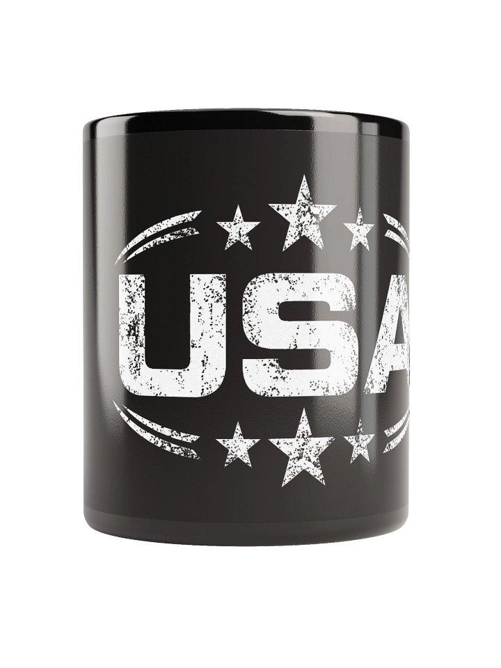 Distressed USA Coffee Mug | Freedom First | Vintage USA Design (2 Sizes) product image (1)