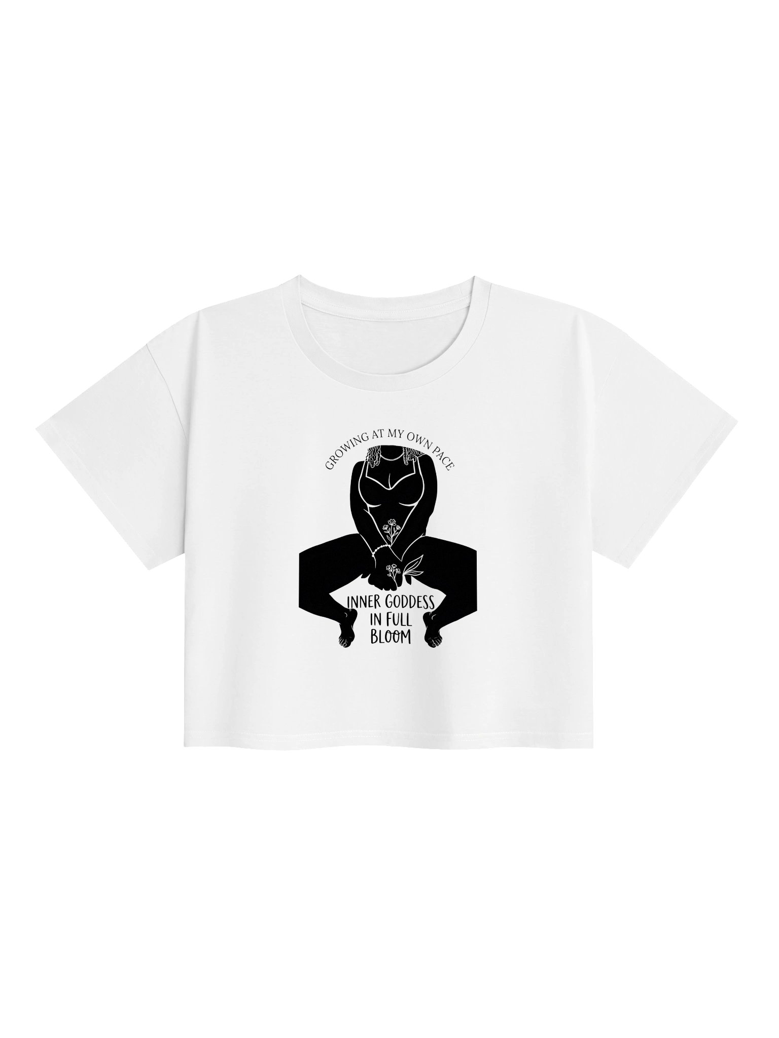 Inner Goddess Graphic Cropped Tee product image (1)