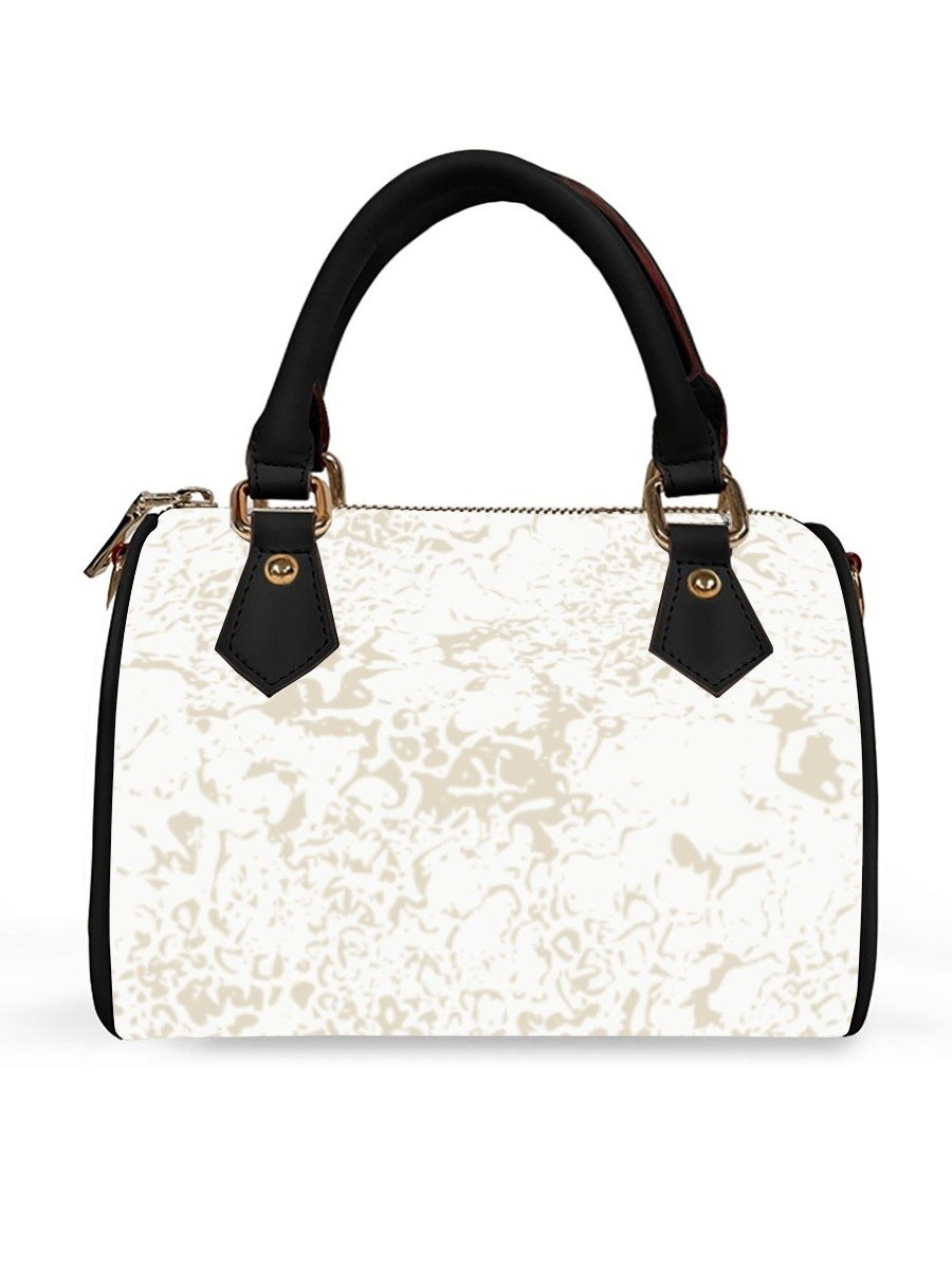 Classic Barrel-Shaped PU Leather Handbag product image (3)