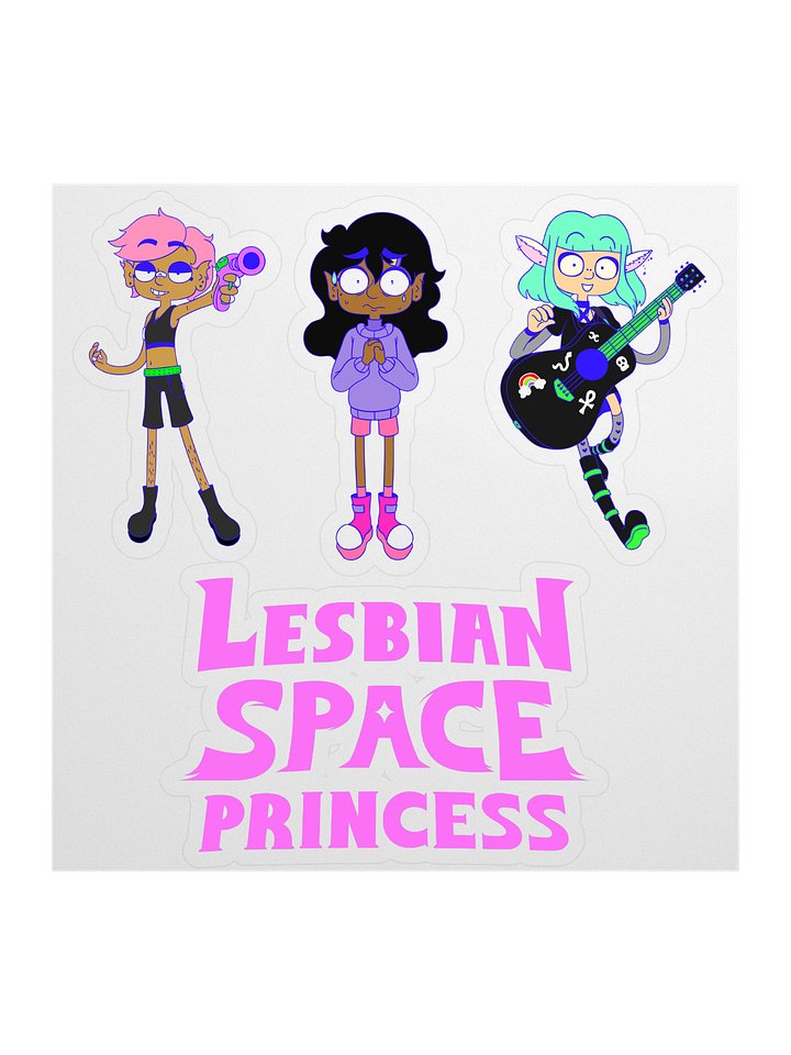 Queer Trio Sticker Sheet product image (1)