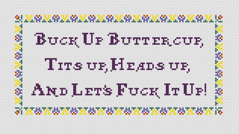 Buttercup Cross Stitch Pattern product image (1)