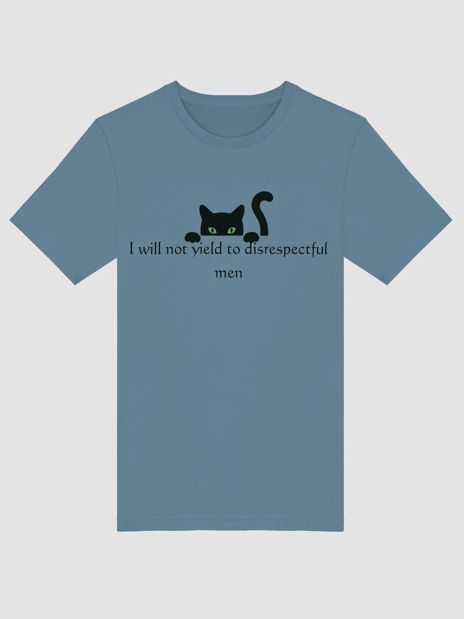 I will not yield tee with cat product image (1)