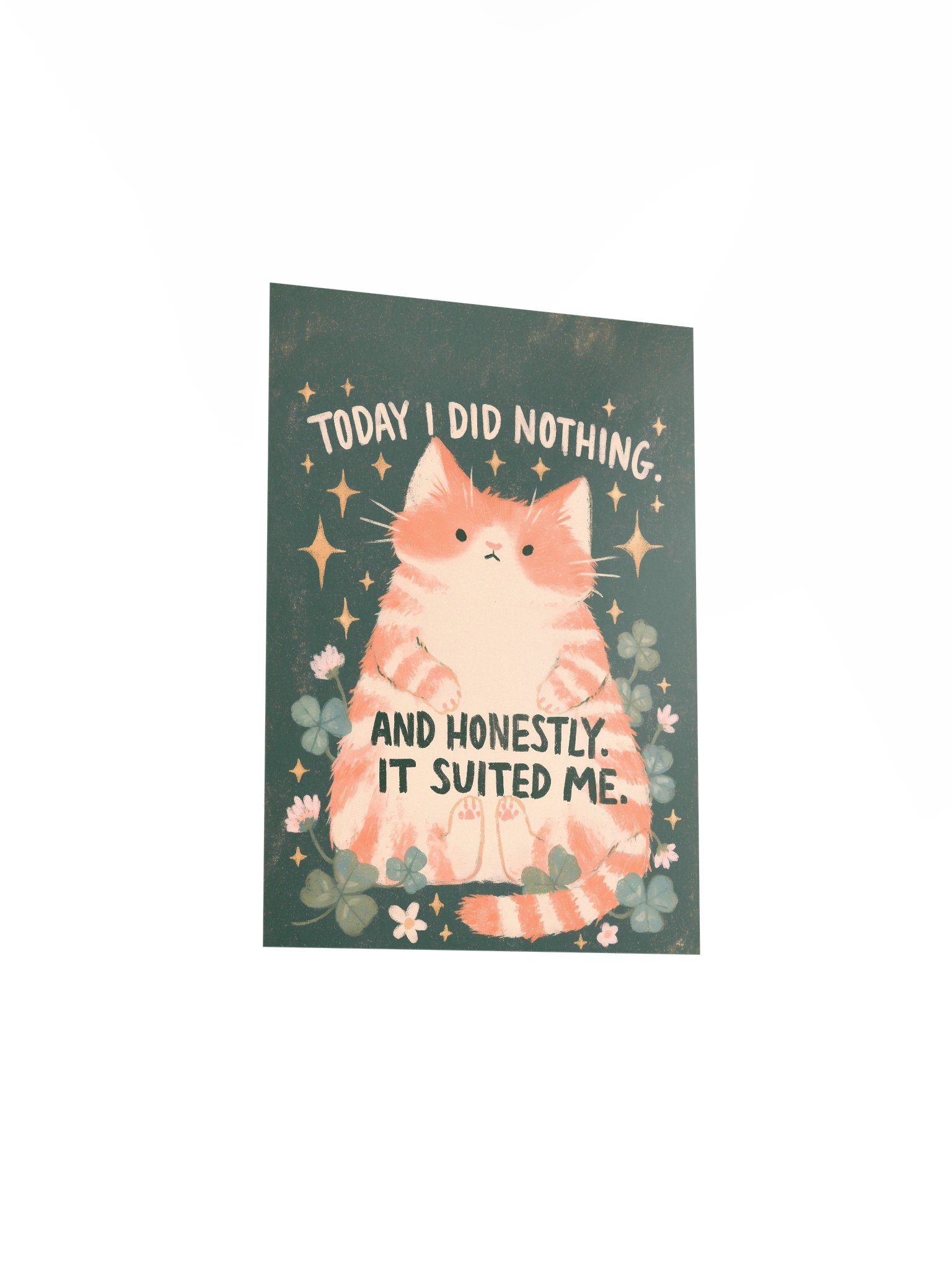 Catitude: Today I Did Nothing Poster product image (25)