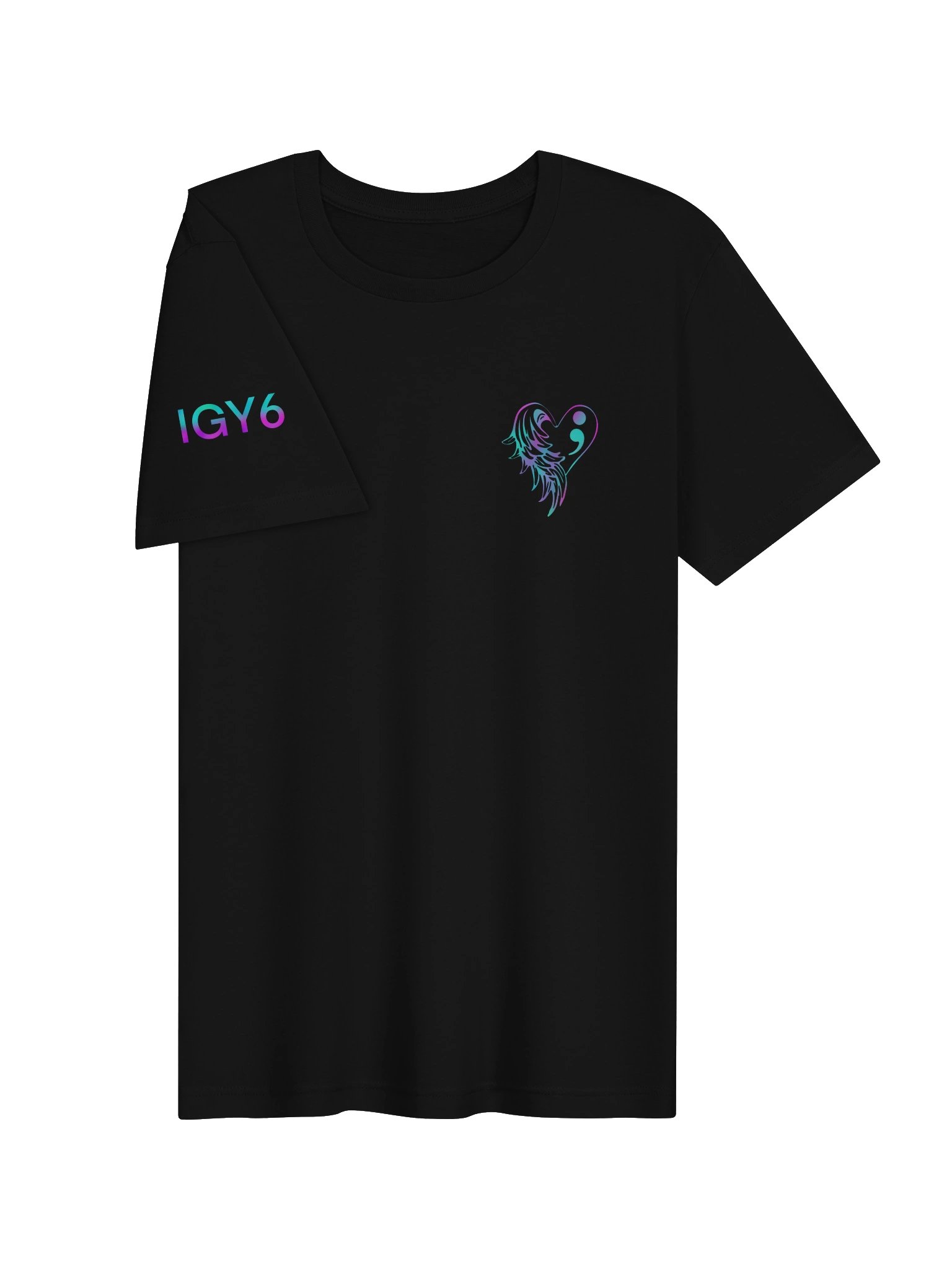 Neon Winged Heart Tee product image (16)