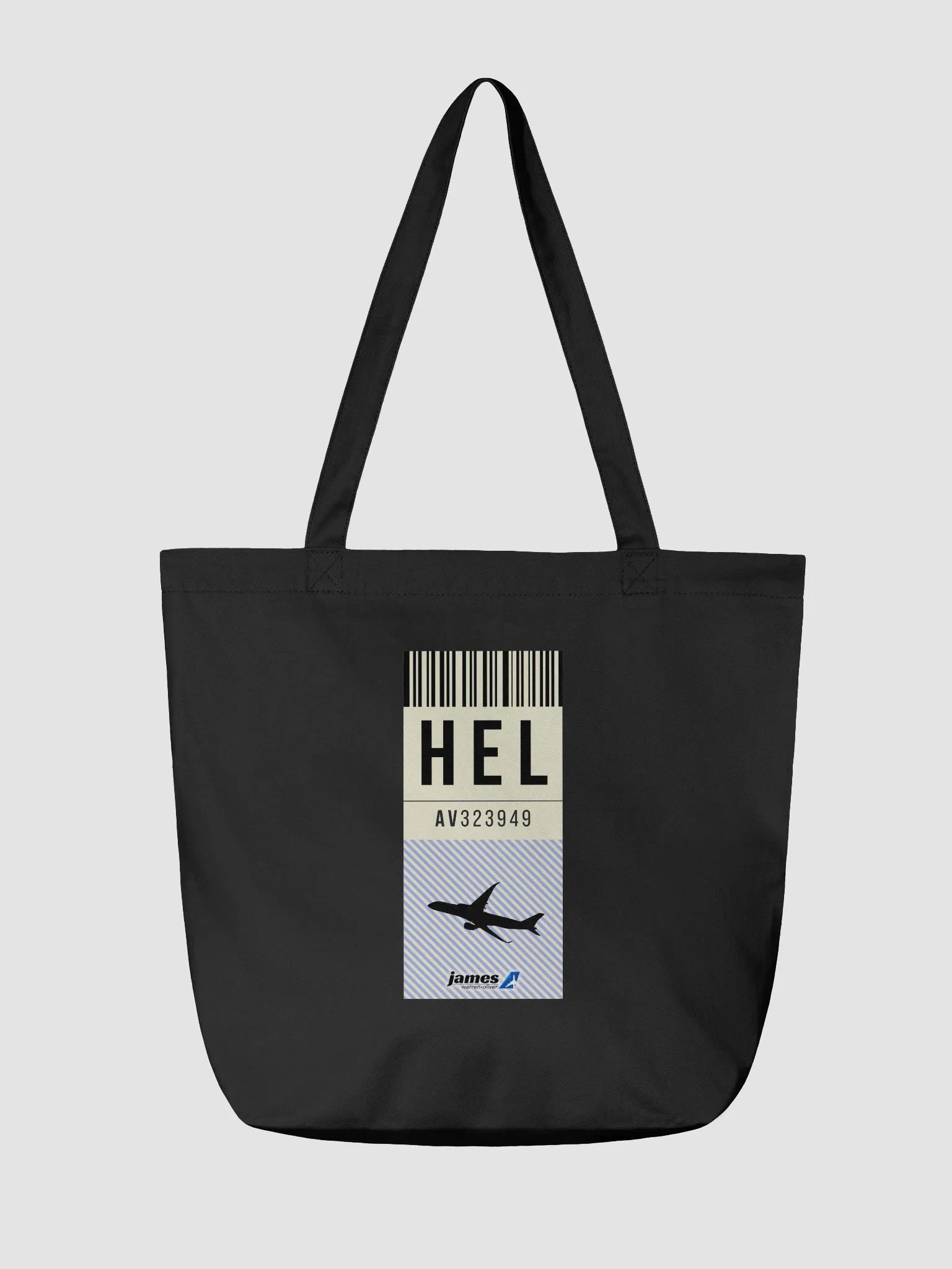 Helsinki (HEL) Stylish Luggage Tag Tote Bag product image (2)