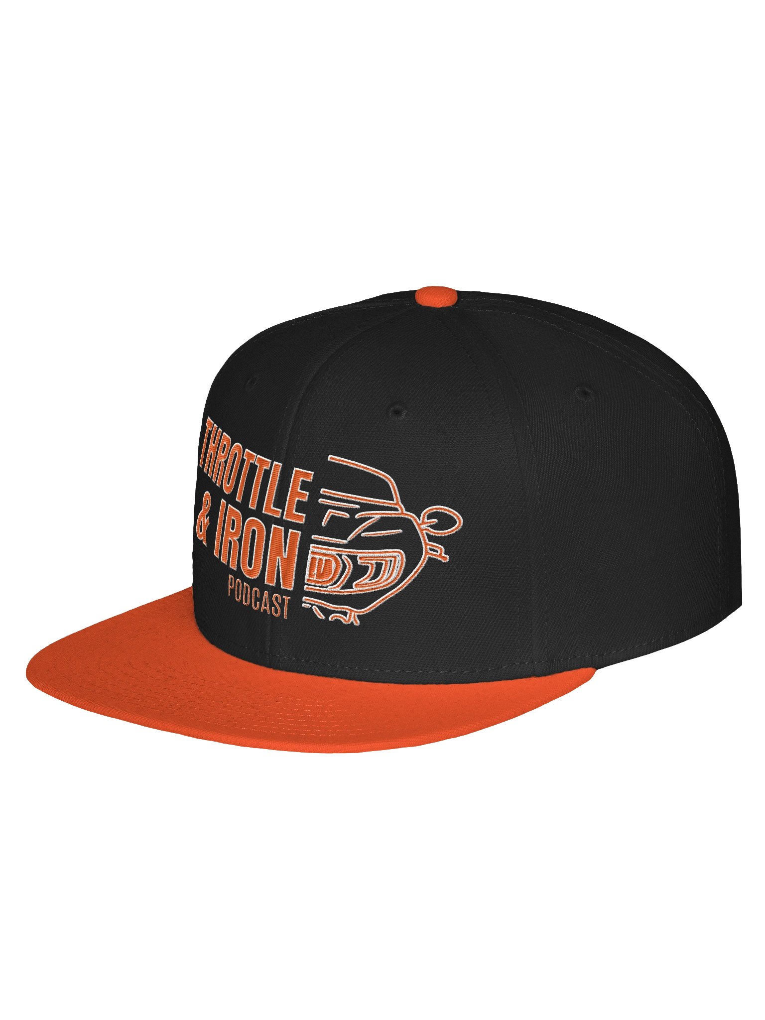 Throttle & Iron Podcast (IMC) Embroidered Snapback Hat product image (7)