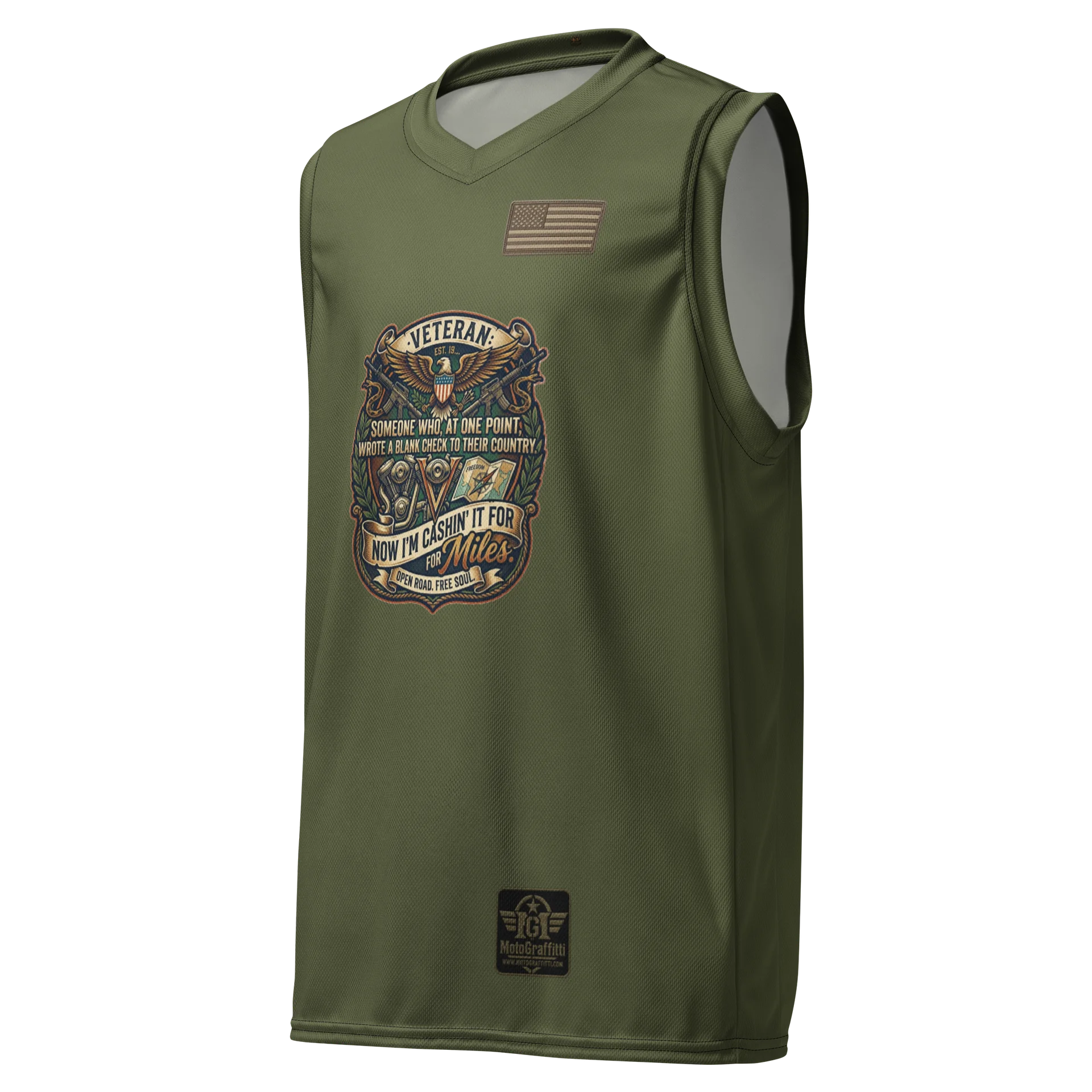 Veteran - The Written Check OD Green product image (1)