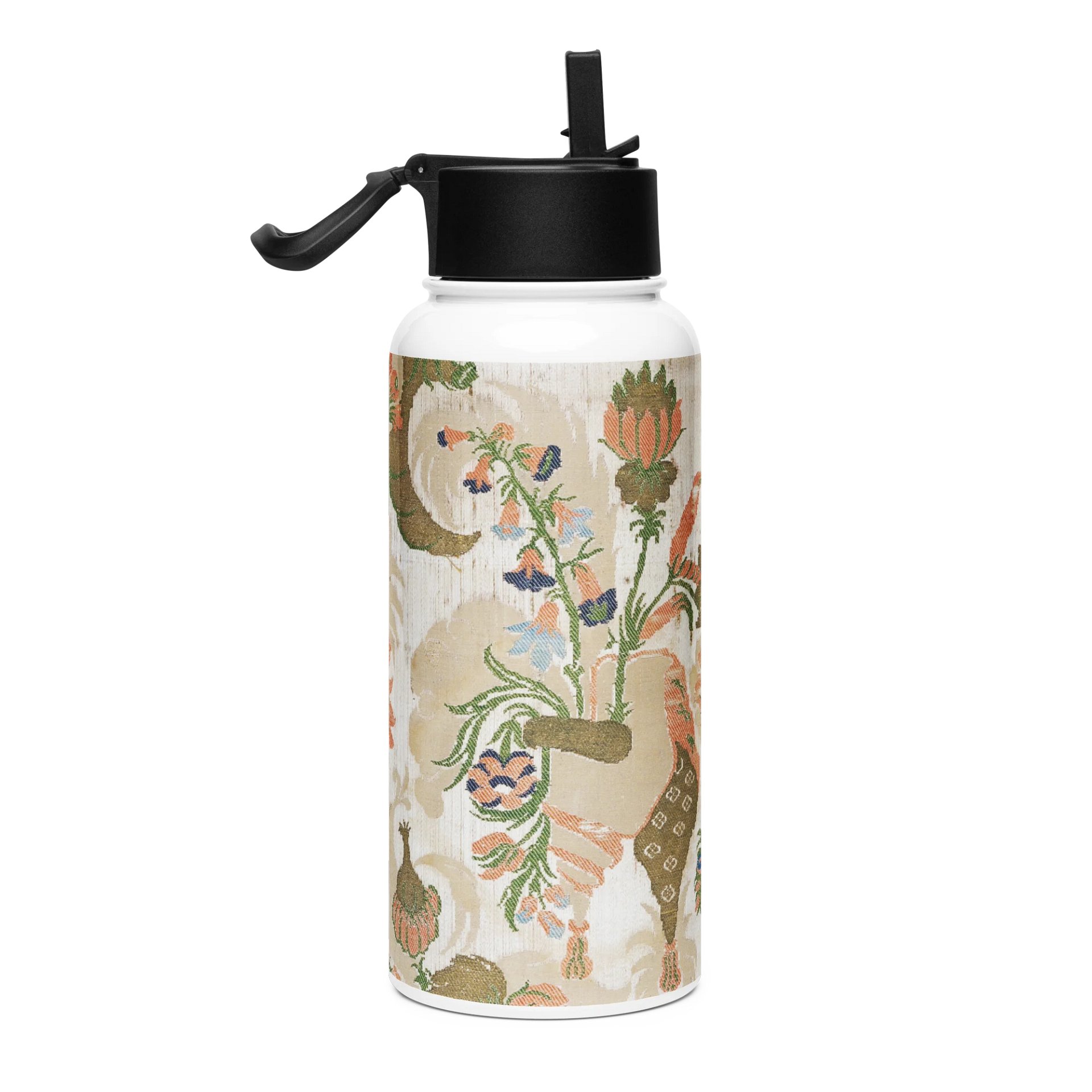 Symmetrical Floral. 32oz Stainless Steel Water Bottle product image (4)