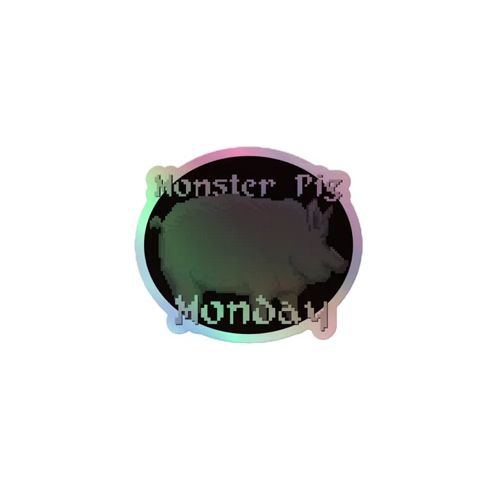Holo Monday Sticker product image (1)