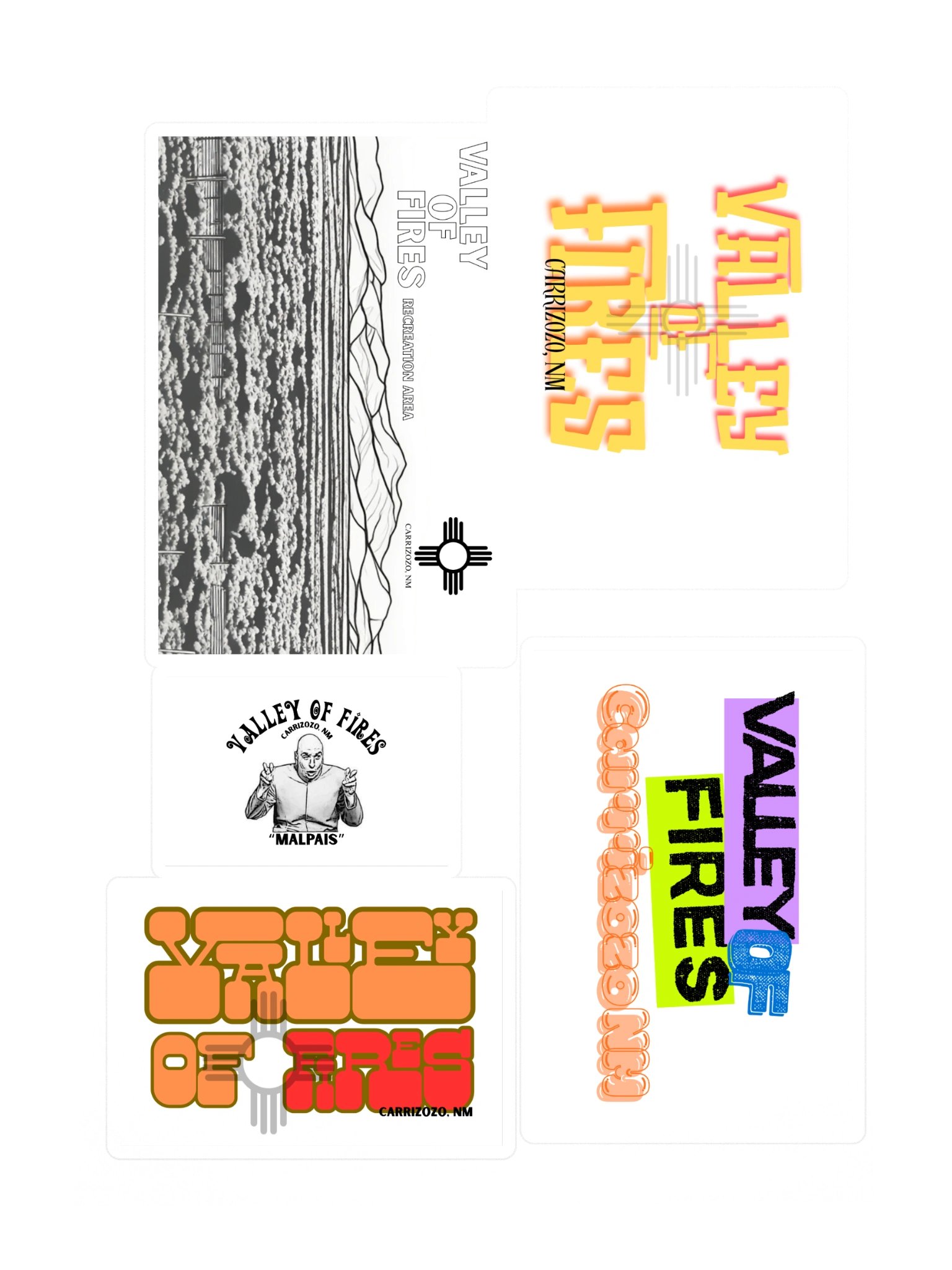 Valley of Fires Logo Sticker Sheet product image (3)