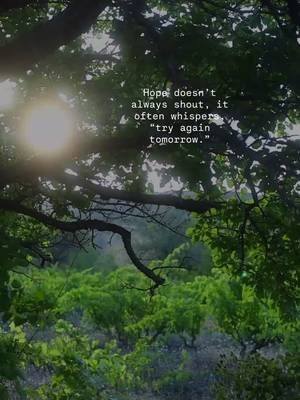 Hope isn’t always loud or obvious. Sometimes it’s just the quiet decision to not give up today. And that’s enough. #FormedByHope #KeepGoing #HopeInTheDark #GrowthJourney #MentalStrength #FaithOverFear