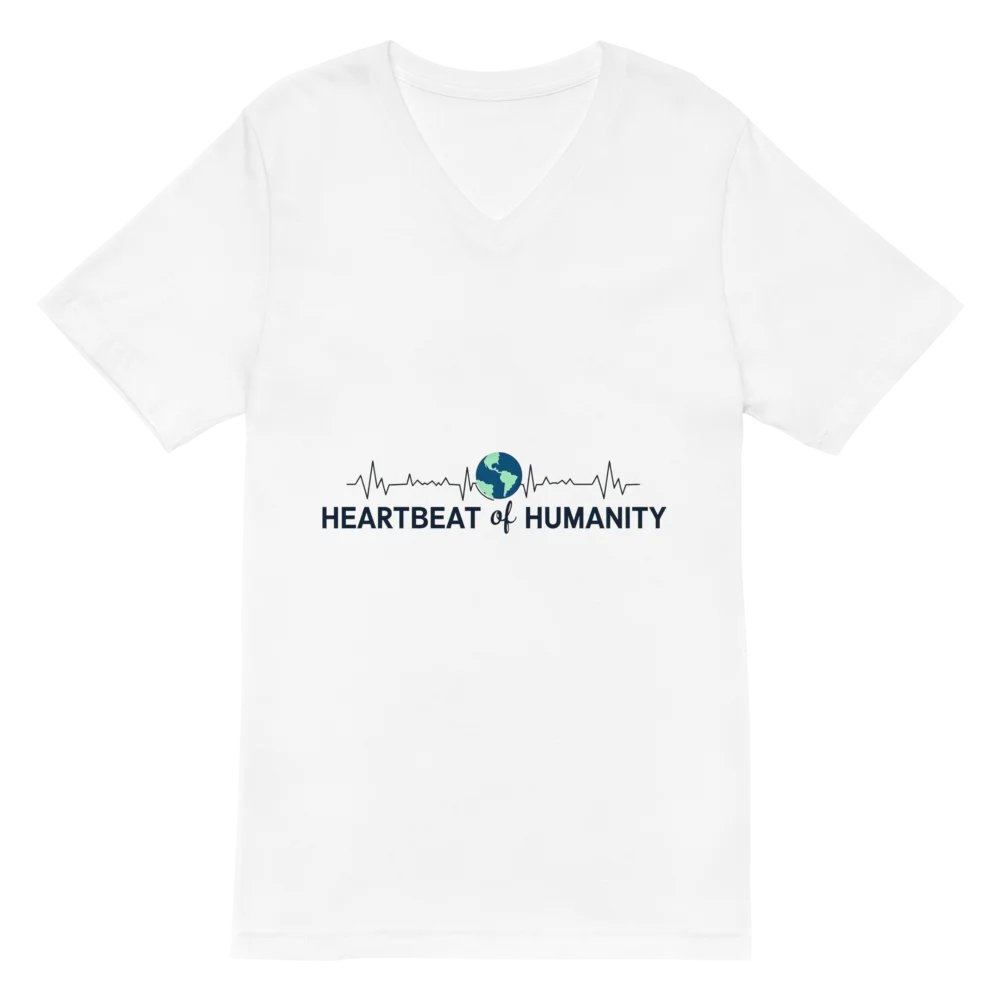 Global Heartbeat V-Neck Tee product image (2)