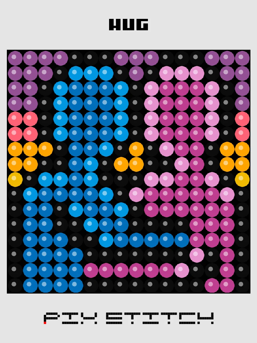 Hug Pixel Art product image (1)