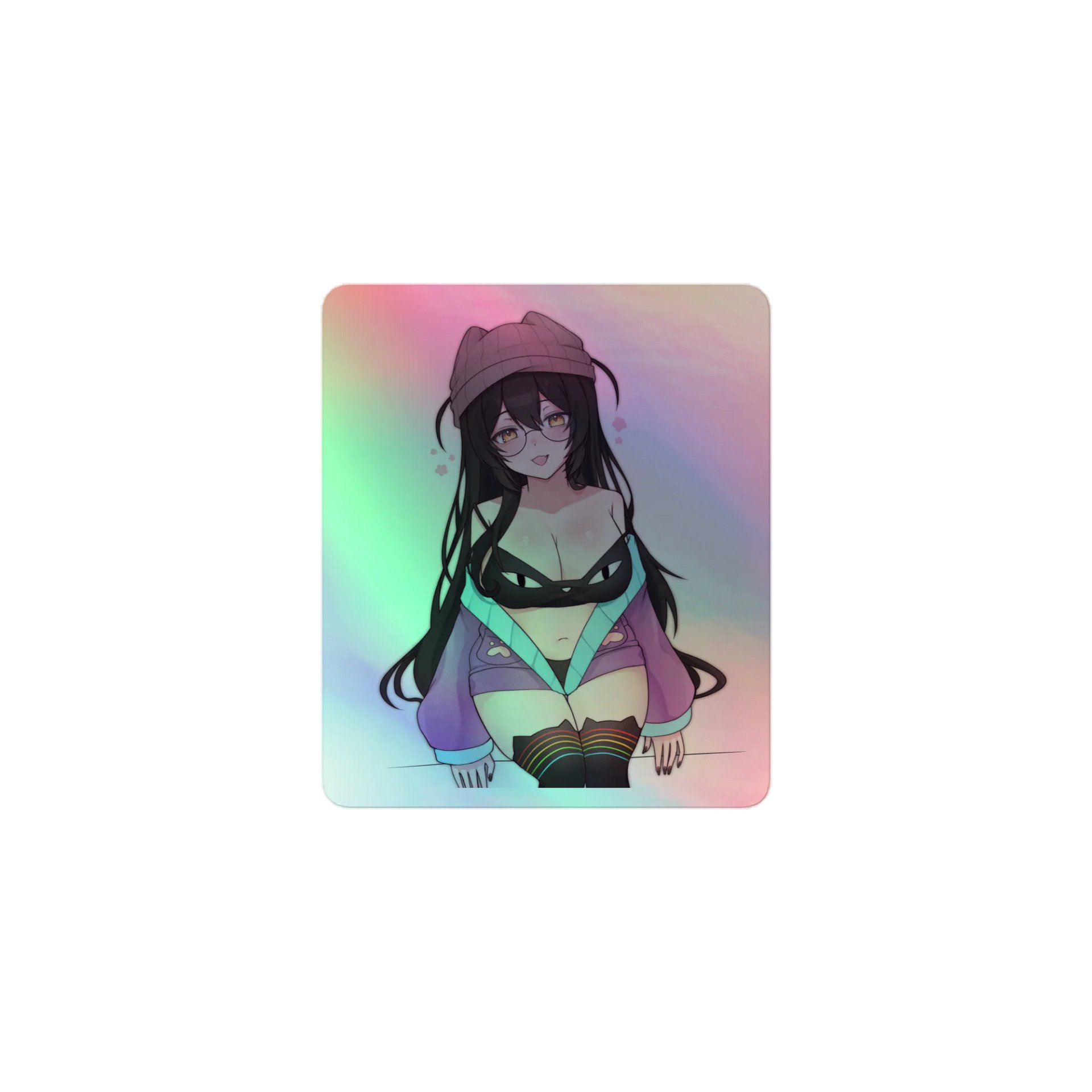 Cozy Sticker (Square/Holo) product image (1)
