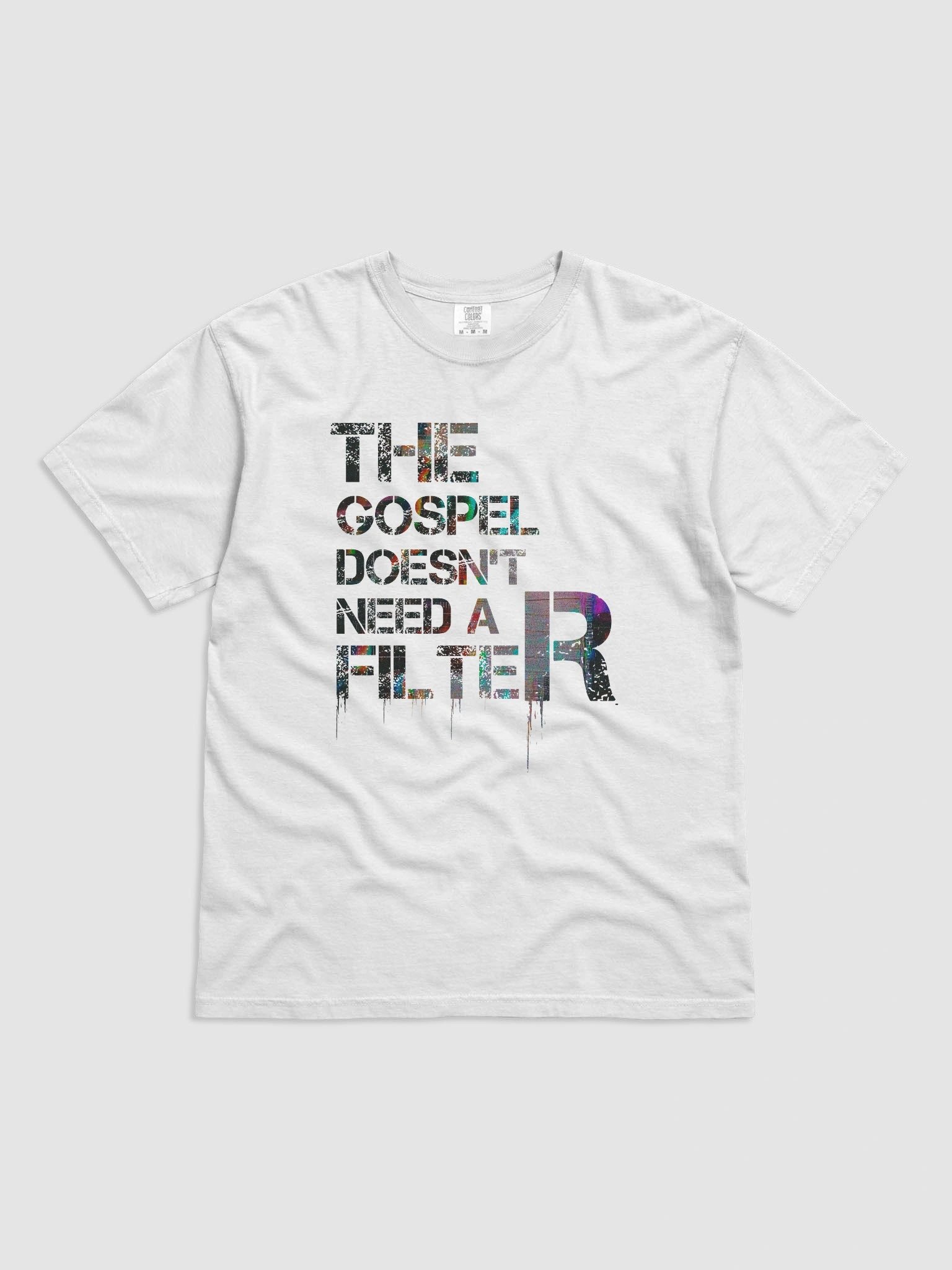 Glitch No Filter Gospel Tee – Raw Truth. No Edits. product image (11)