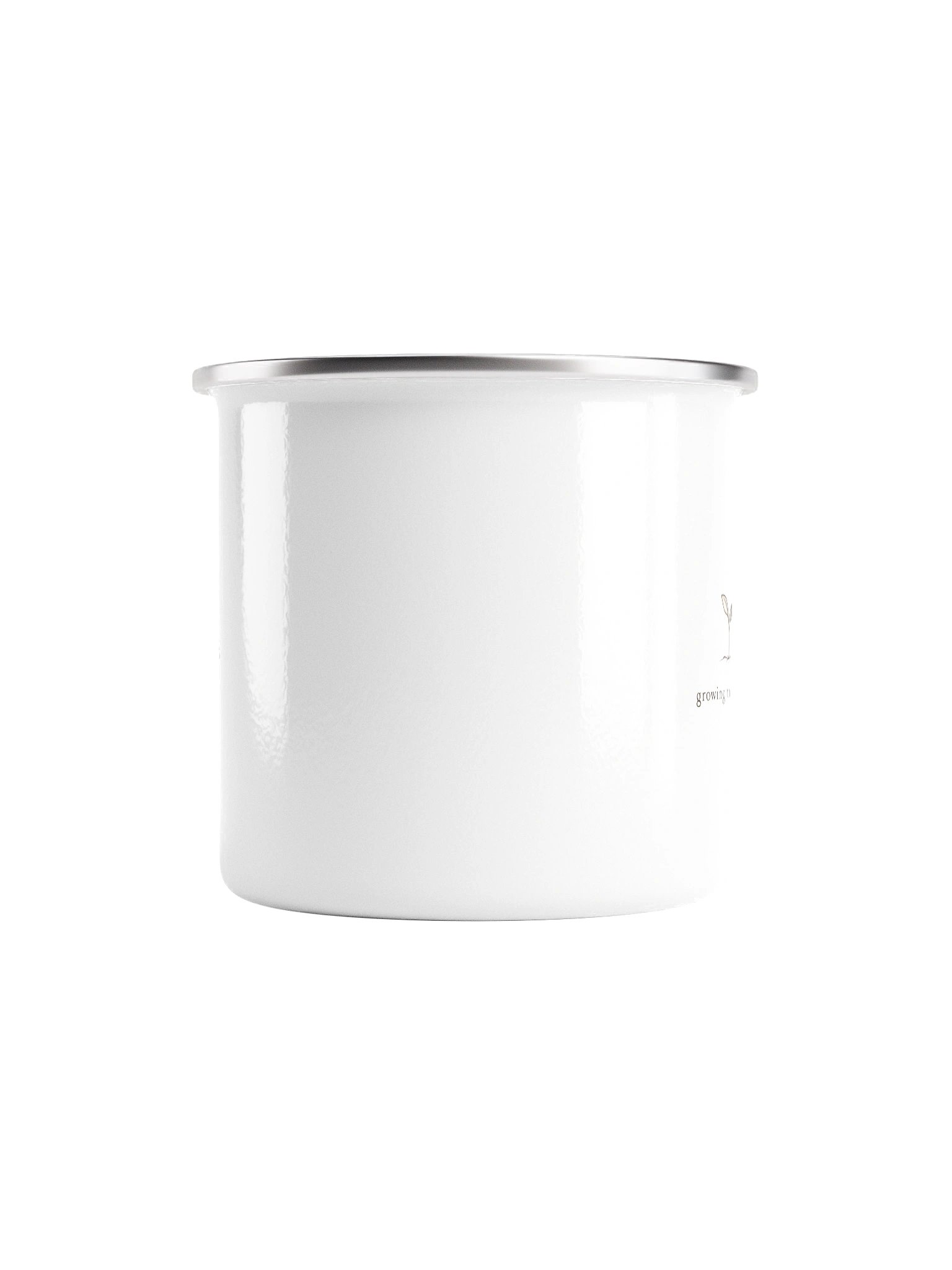 Growing Through It Enamel Mug product image (2)