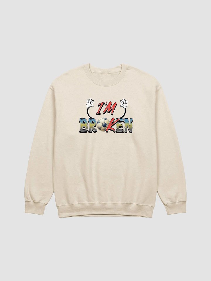 Im Broken Soccer Ball Playful Crewneck Sweatshirt product image (17)