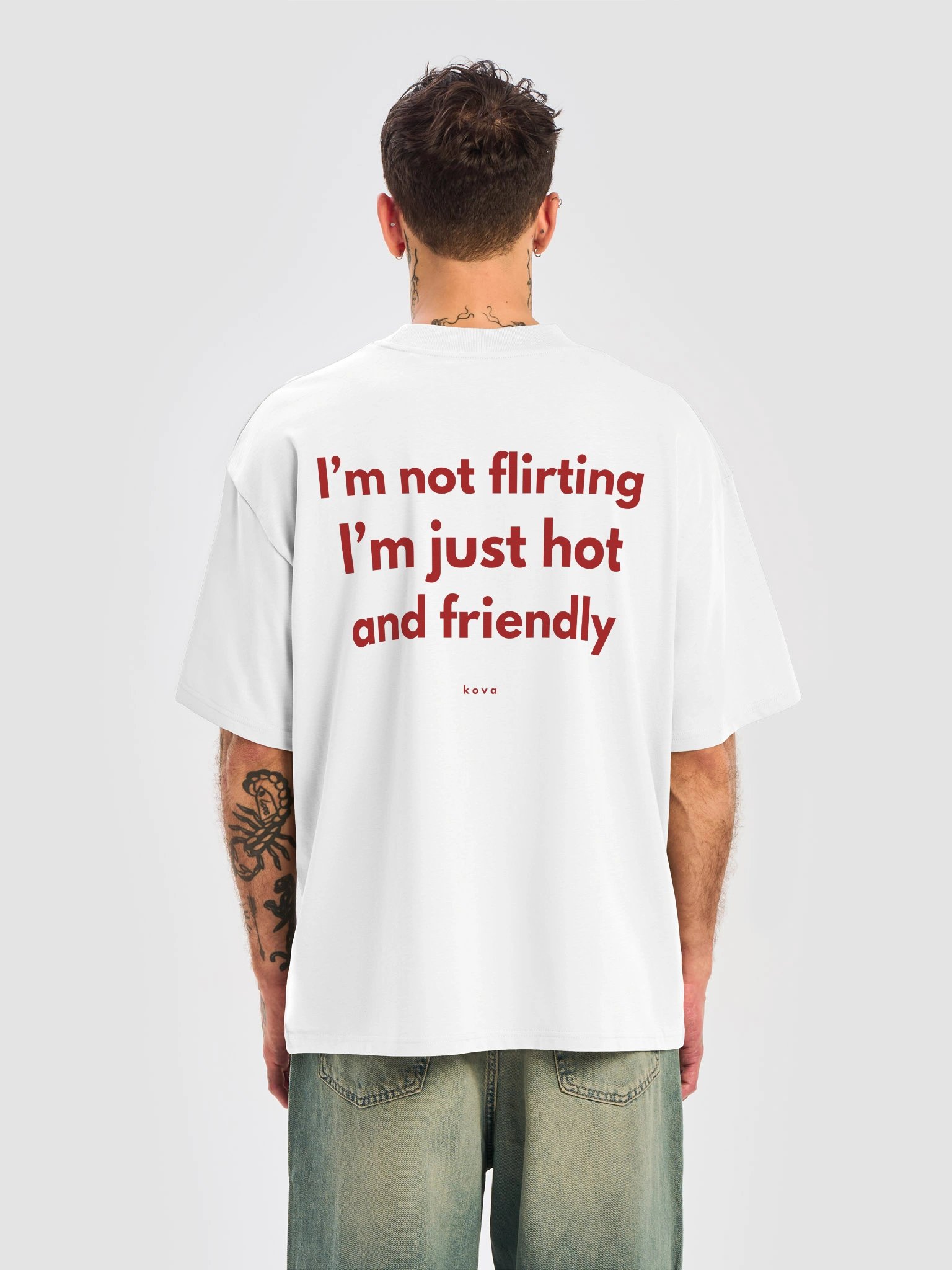 I’m Not Flirting — Oversized Tee product image (2)
